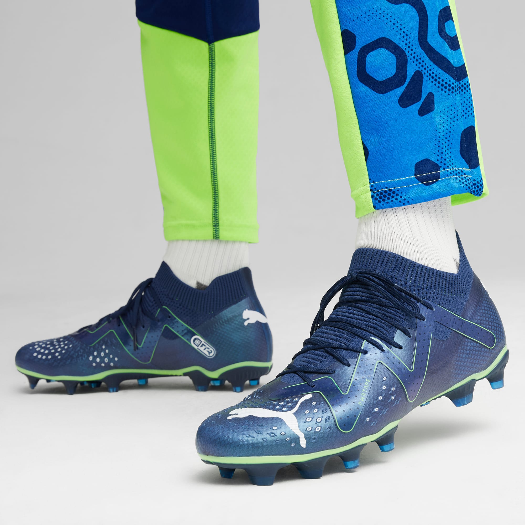 Botas fútbol Puma Future Pro MG azules