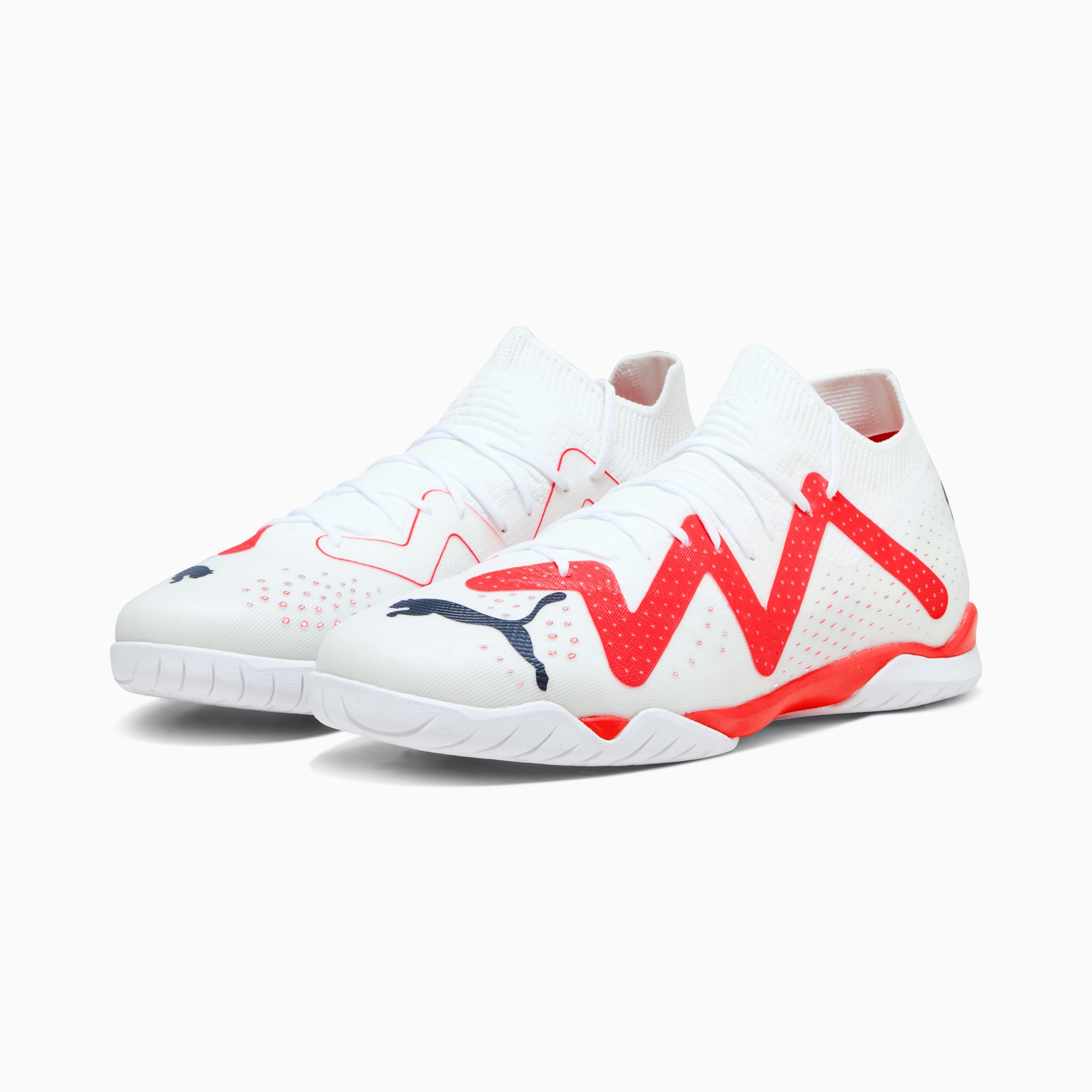 FUTURE MATCH IT Men s Football Boots PUMA White PUMA Black Fire