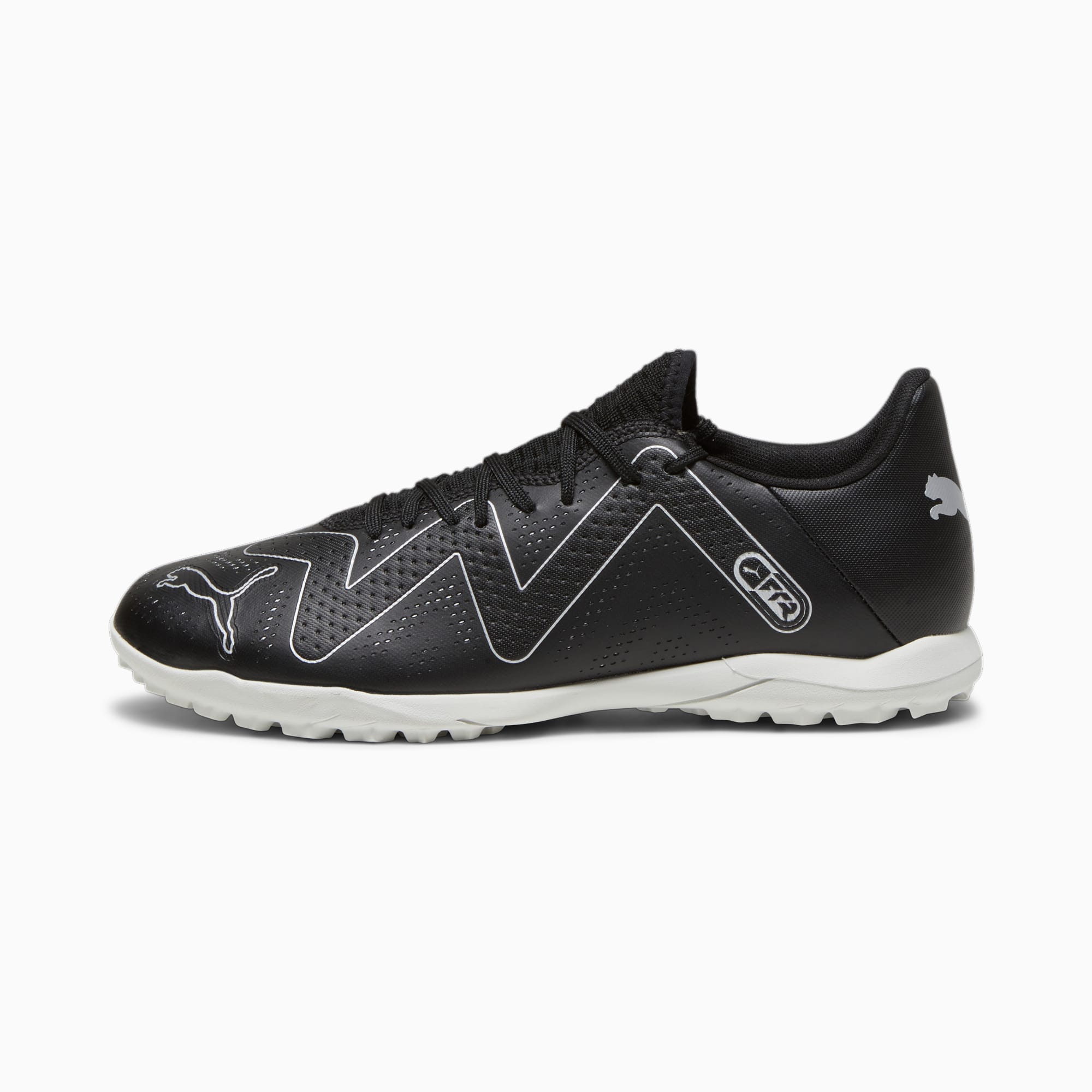 Puma black football shoes clearance