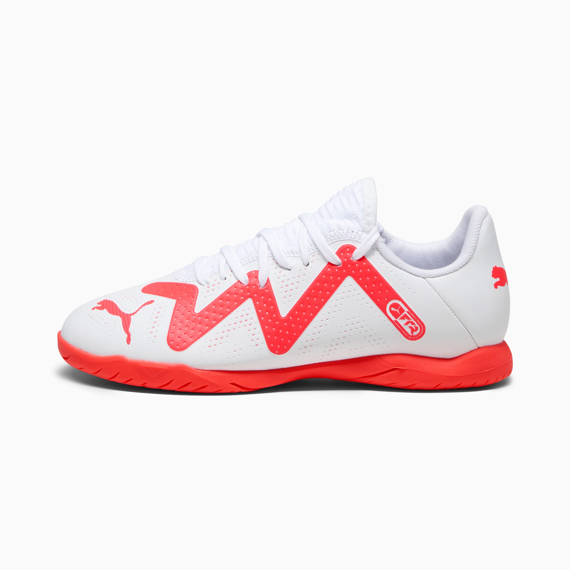 FUTURE PLAY IT Youth Football Boots | PUMA White-Fire Orchid | PUMA Shop  All Puma | PUMA