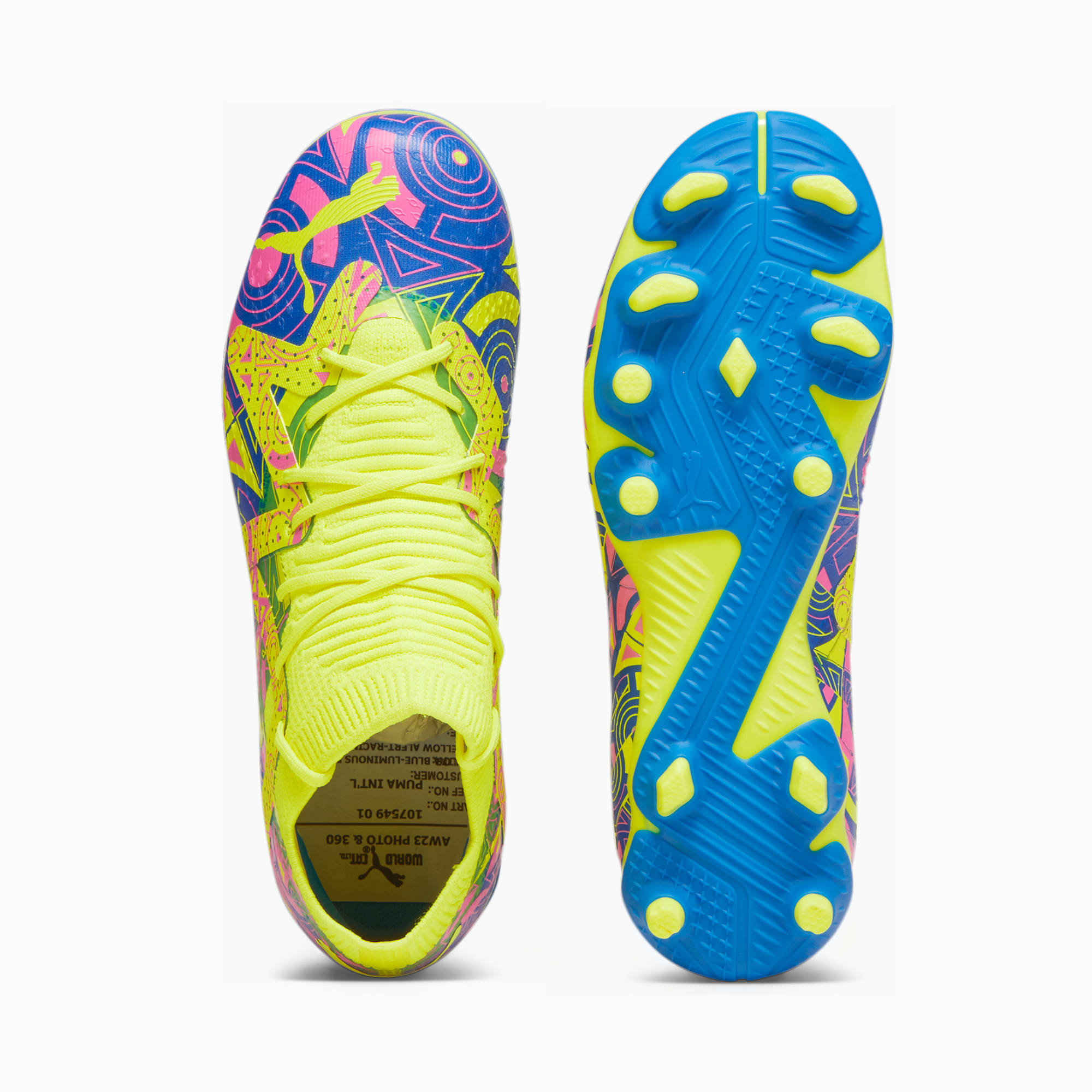 FUTURE MATCH ENERGY FG AG Youth Football Boots yellow PUMA