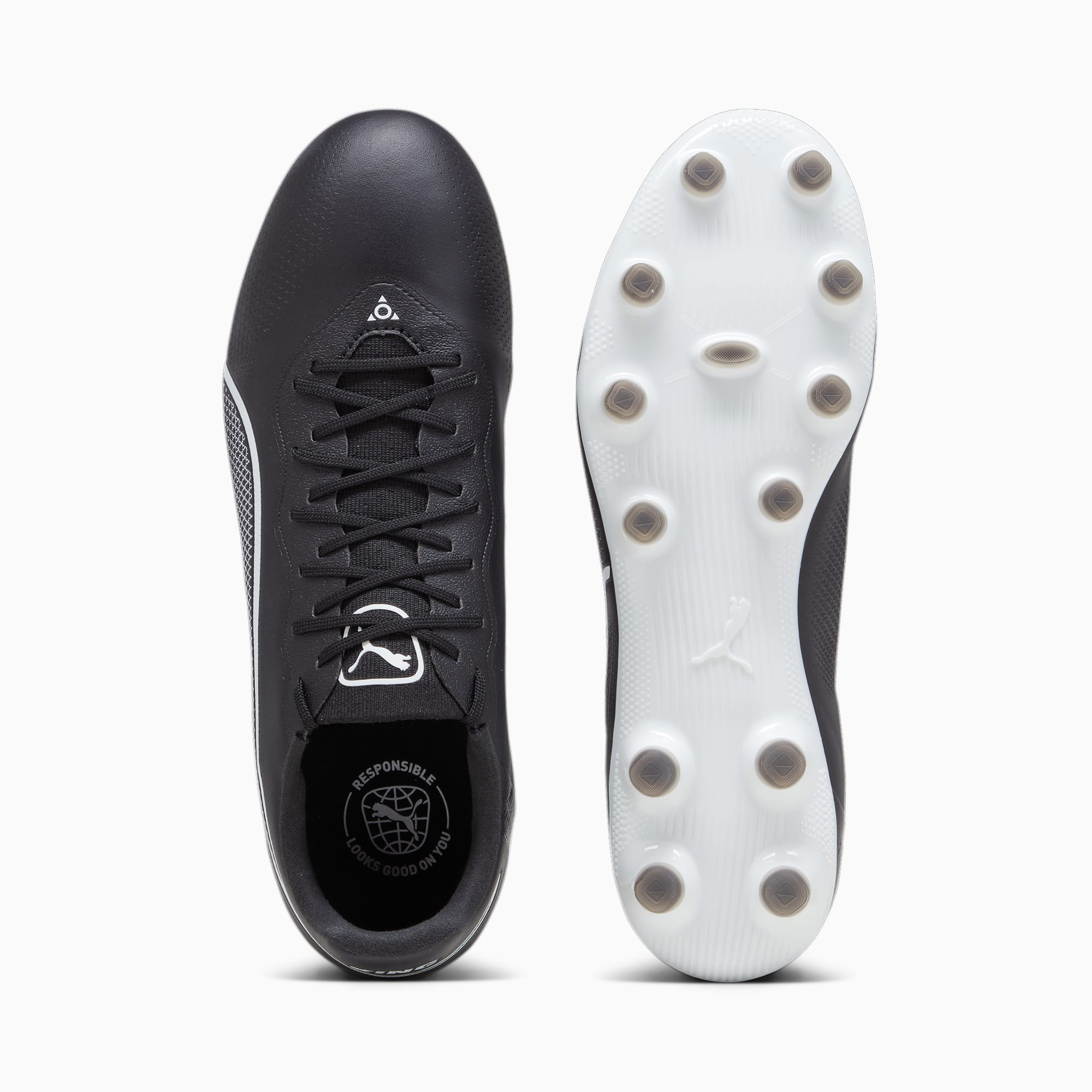 KING PRO HG Football Boots white PUMA
