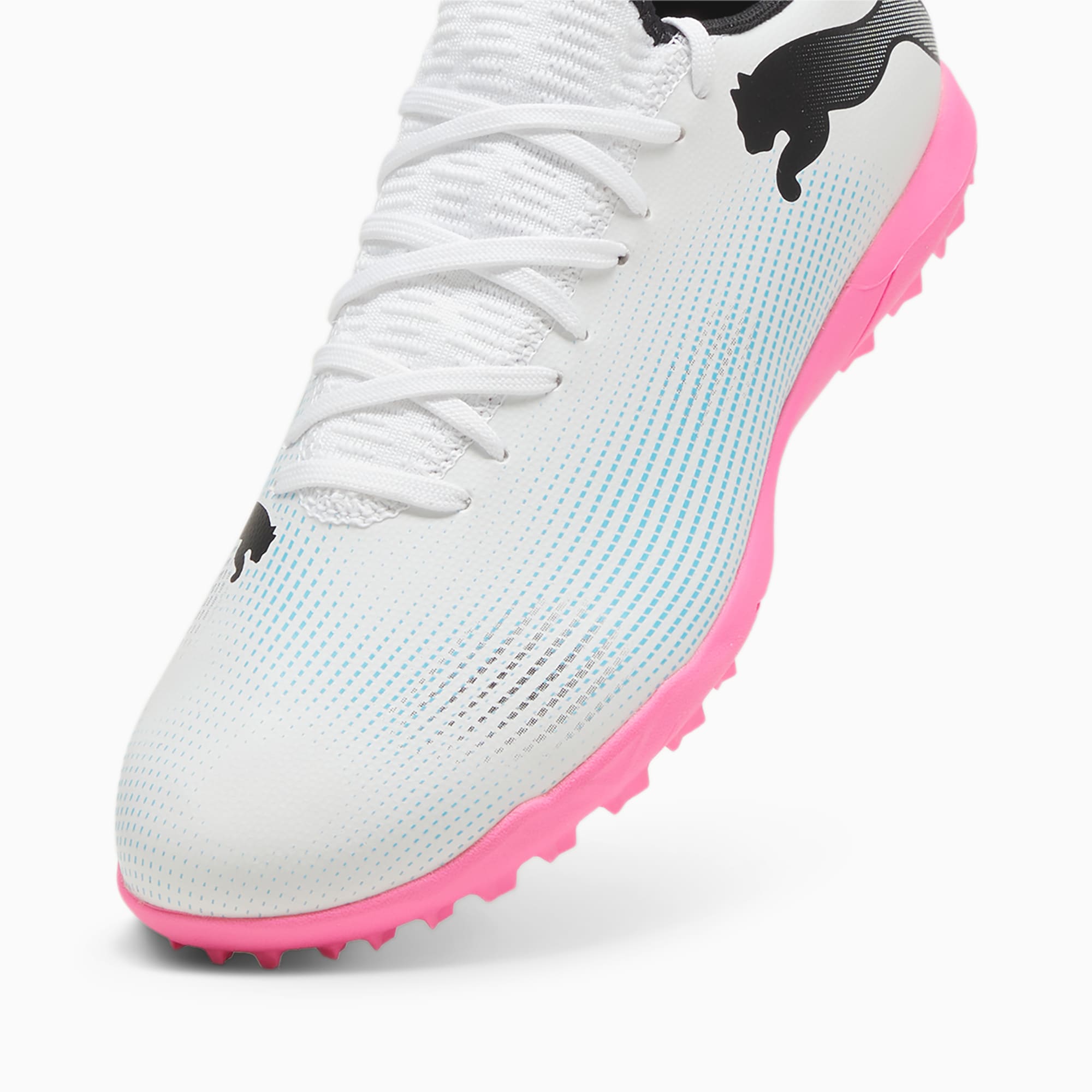 FUTURE 7 PLAY TT PUMA White PUMA Black Poison Pink Shoes