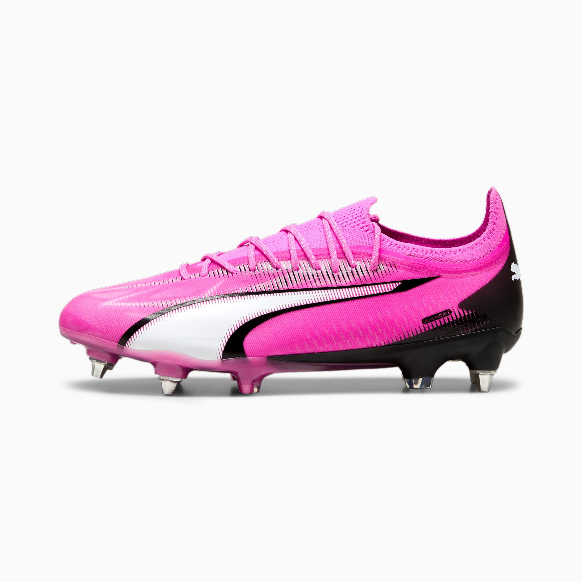 Black and store pink pumas
