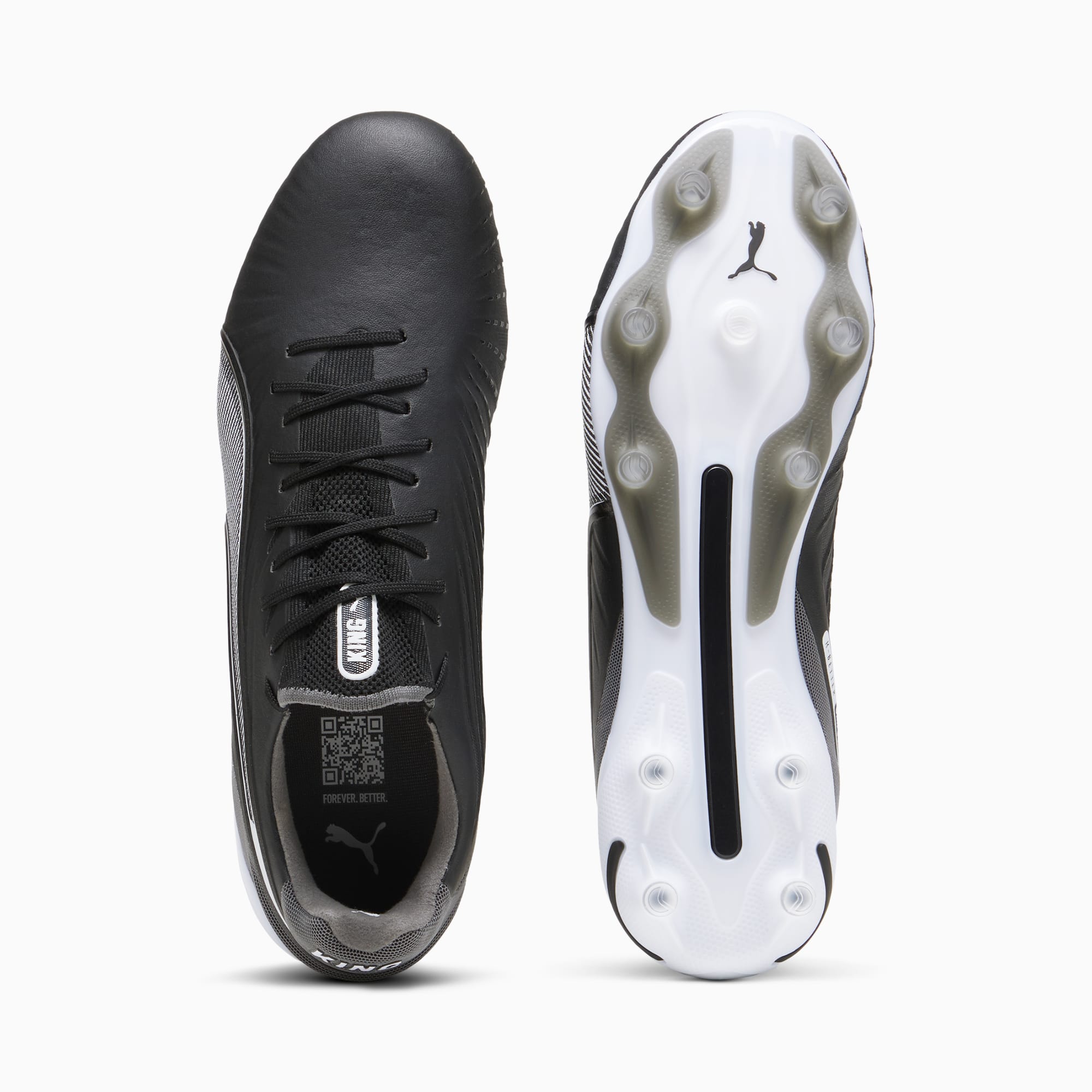 KING ULTIMATE FG AG Football Boots PUMA Black PUMA White Cool Dark Gray PUMA Shoes PUMA