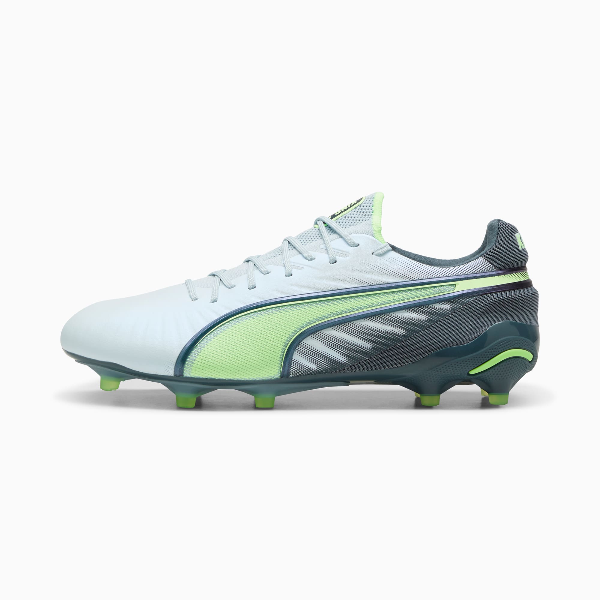 PUMA King Ultimate FG AG Football Boots Frosted Dew Fizzy Apple Grey Skies size 11 Recommend