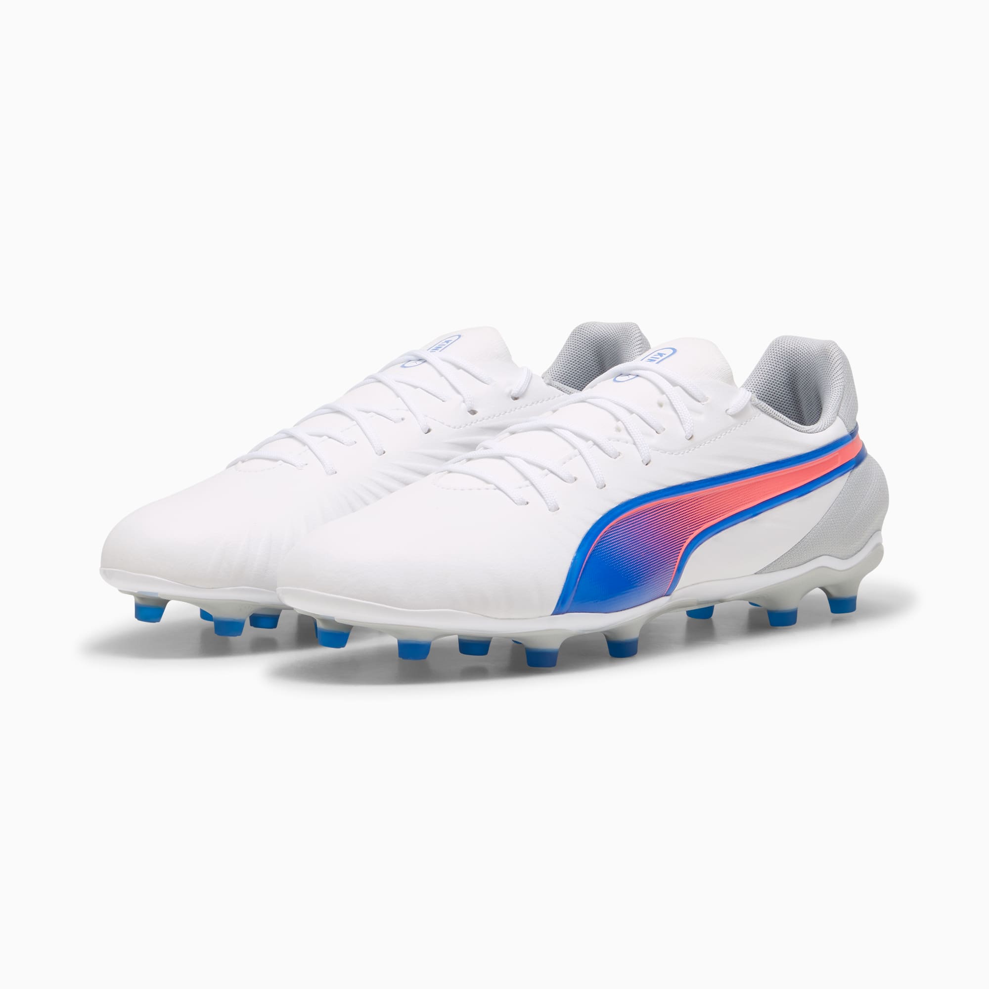 Puma King Match Fg ag Football Boots Blue EU 40 1 2