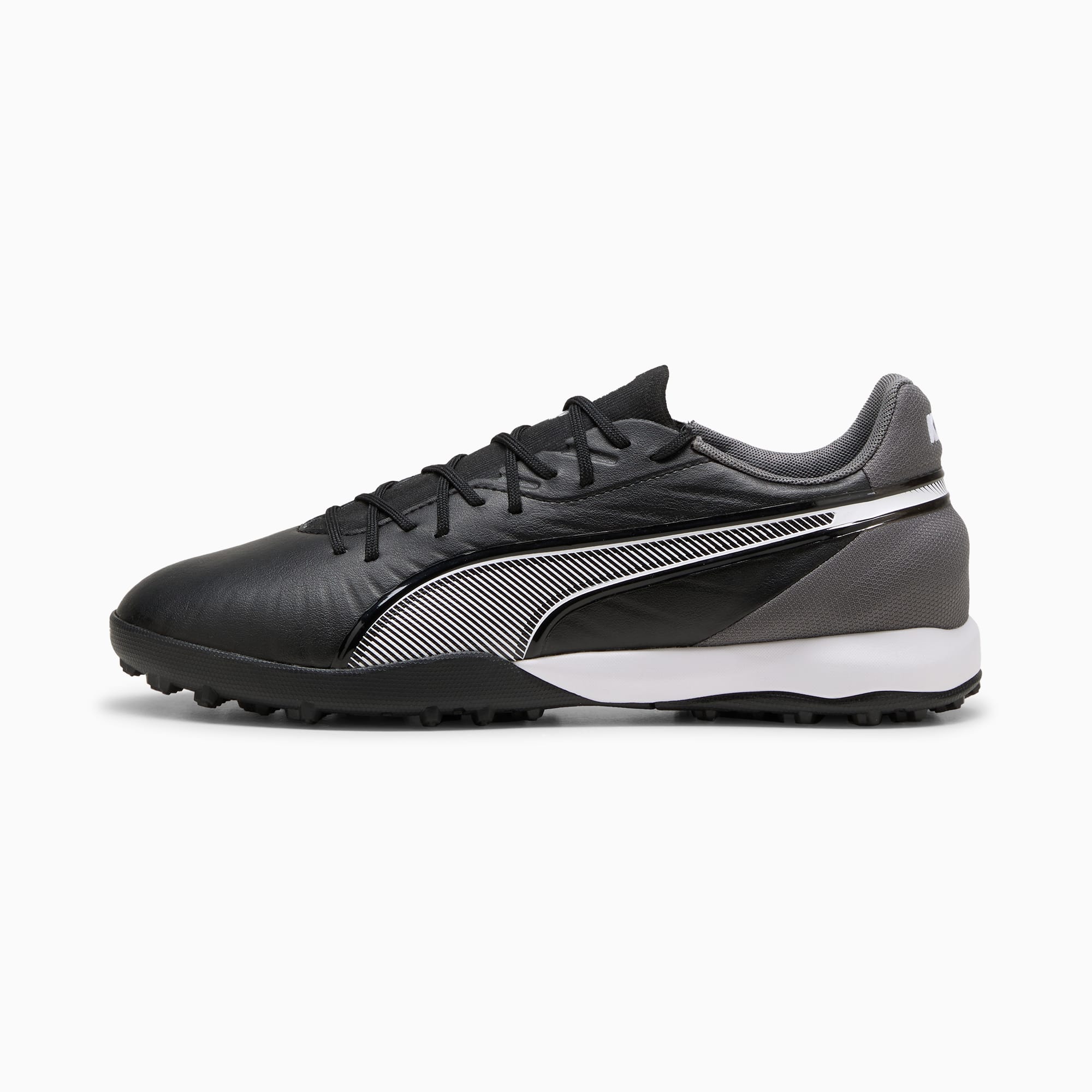 PUMA King Match TT Football Boots Black White Cool Dark Grey size 11 Recommend