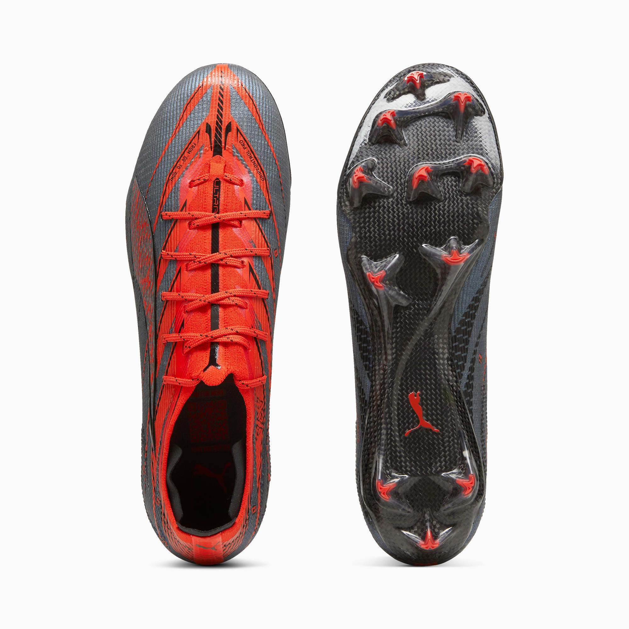 Carbon fibre football boots top