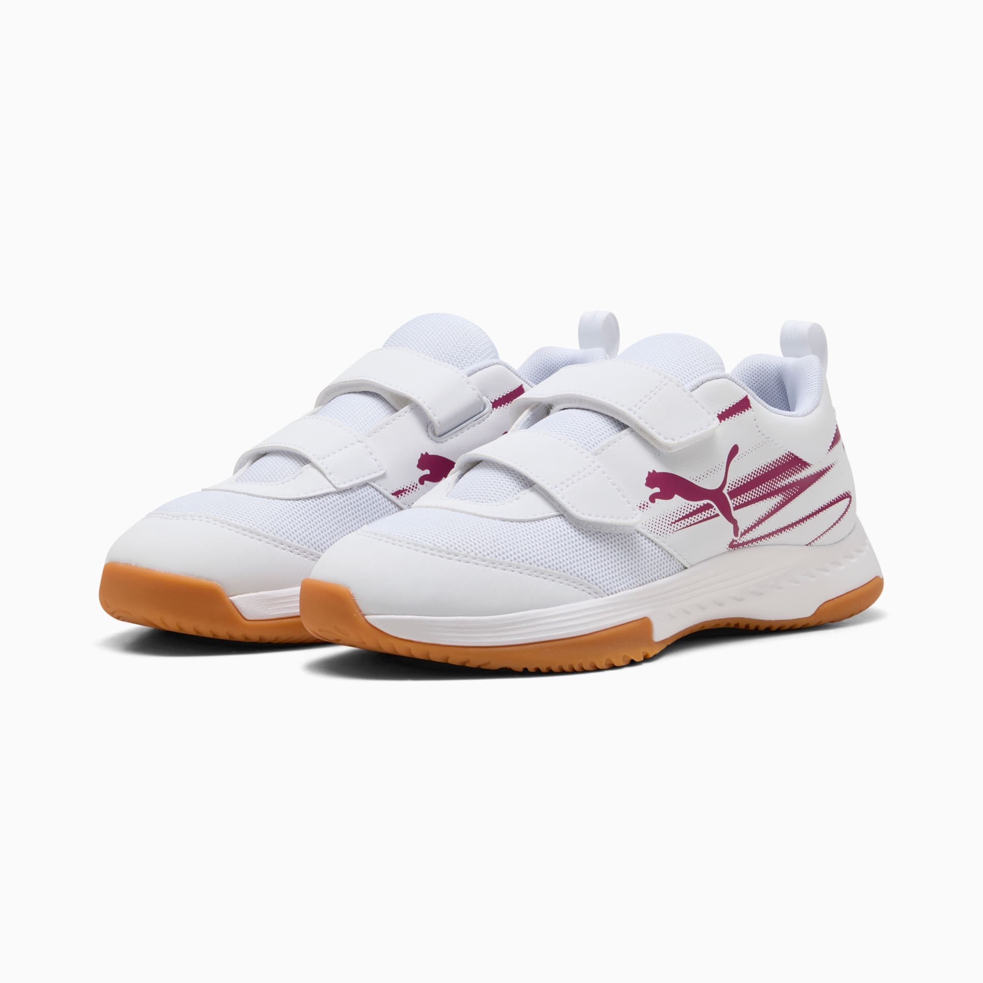 Varion II Hallensportschuhe Teenager, PUMA White-Berry, large