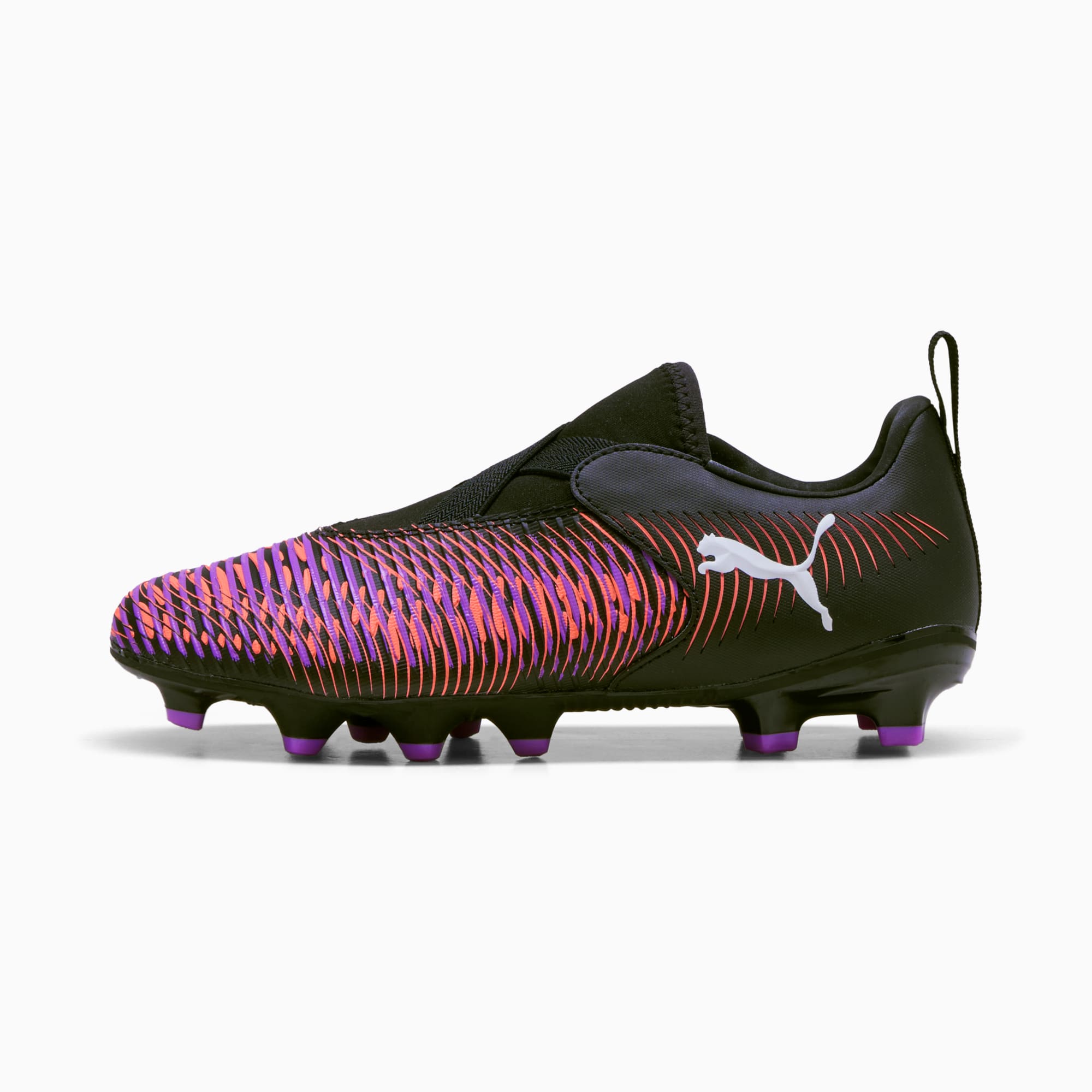 FUTURE 8 MATCH LL FG/AG Football Boots Youth, PUMA Black-PUMA White-Glowing Red, large