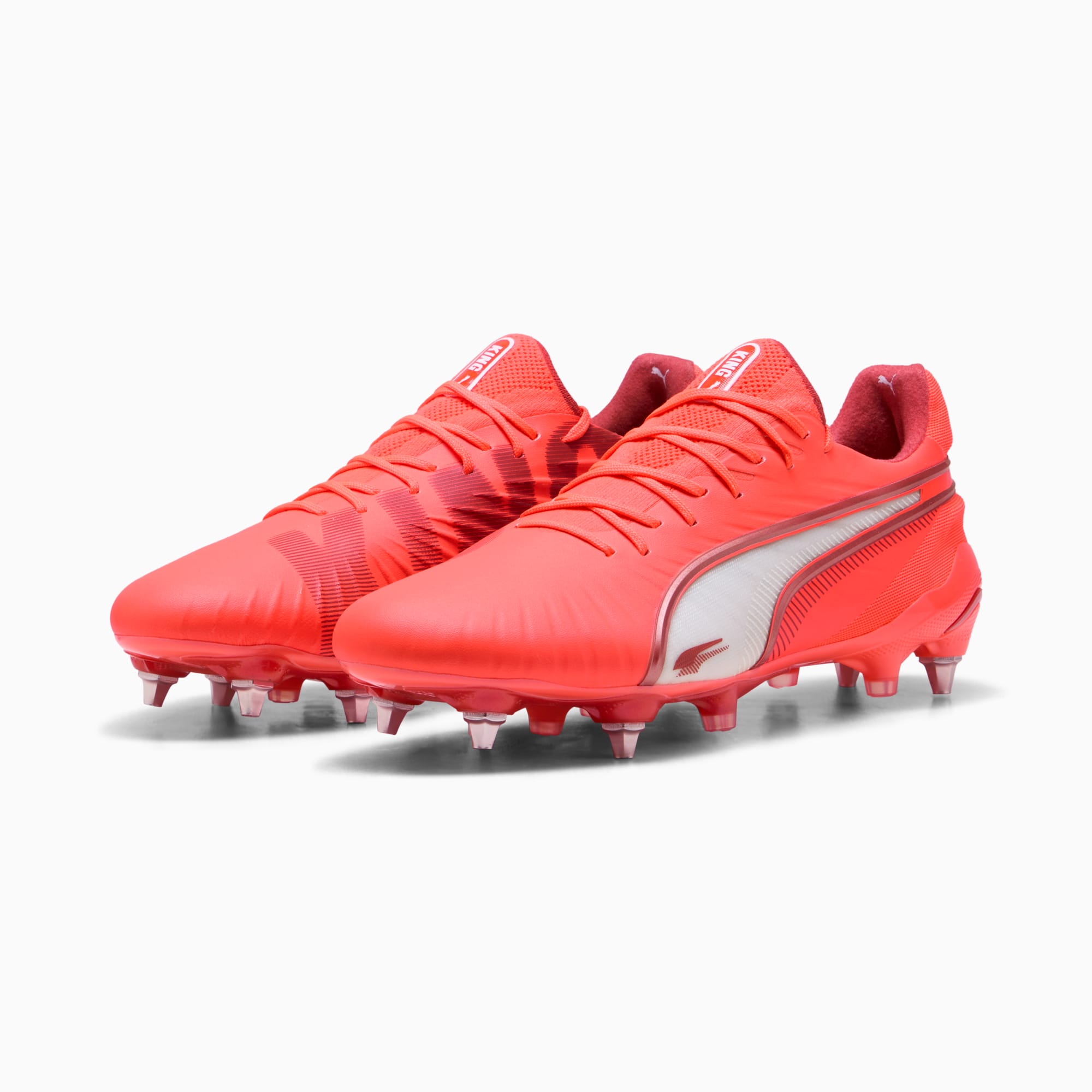 Chaussures de football KING ULTIMATE MxSG Unisexe, Glowing Red-PUMA White-Red Fire, large