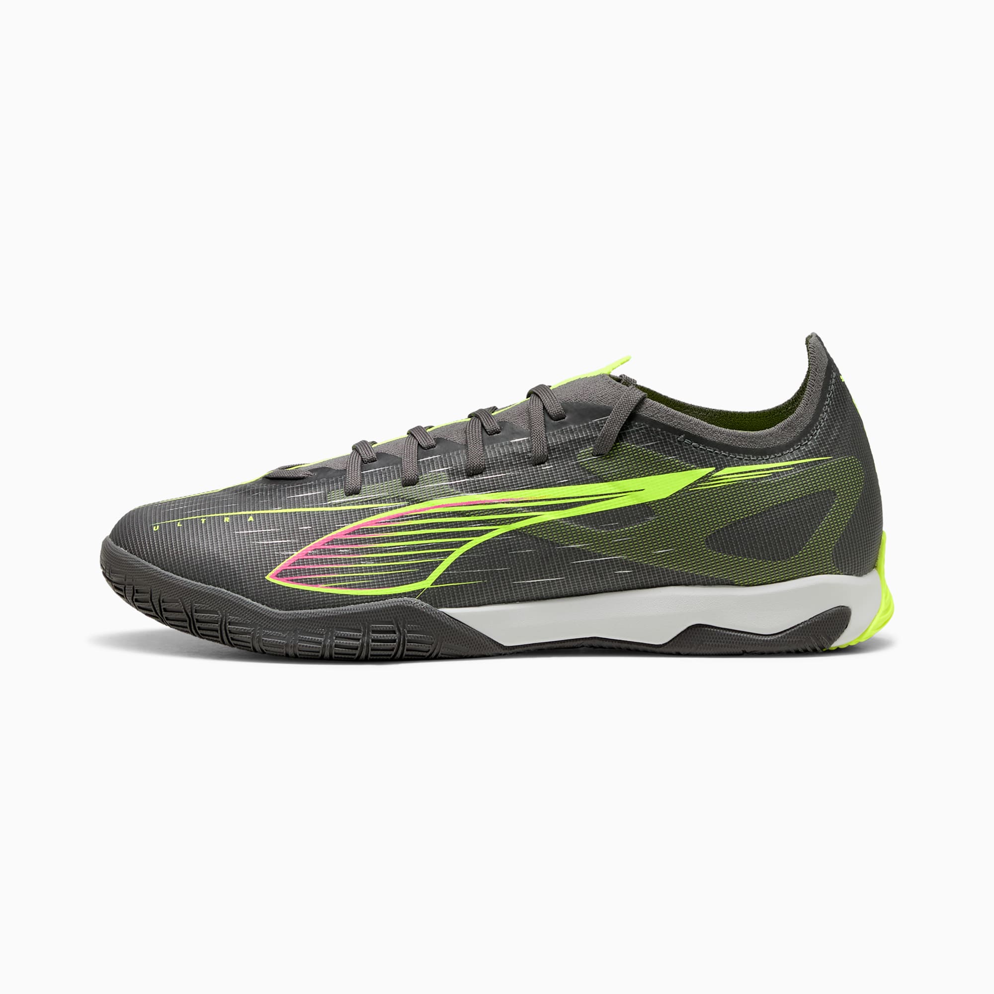 Scarpe da calcio ULTRA 5 MATCH IT, Matte Aged Silver-Yellow Alert-Puma Aged Silver, large