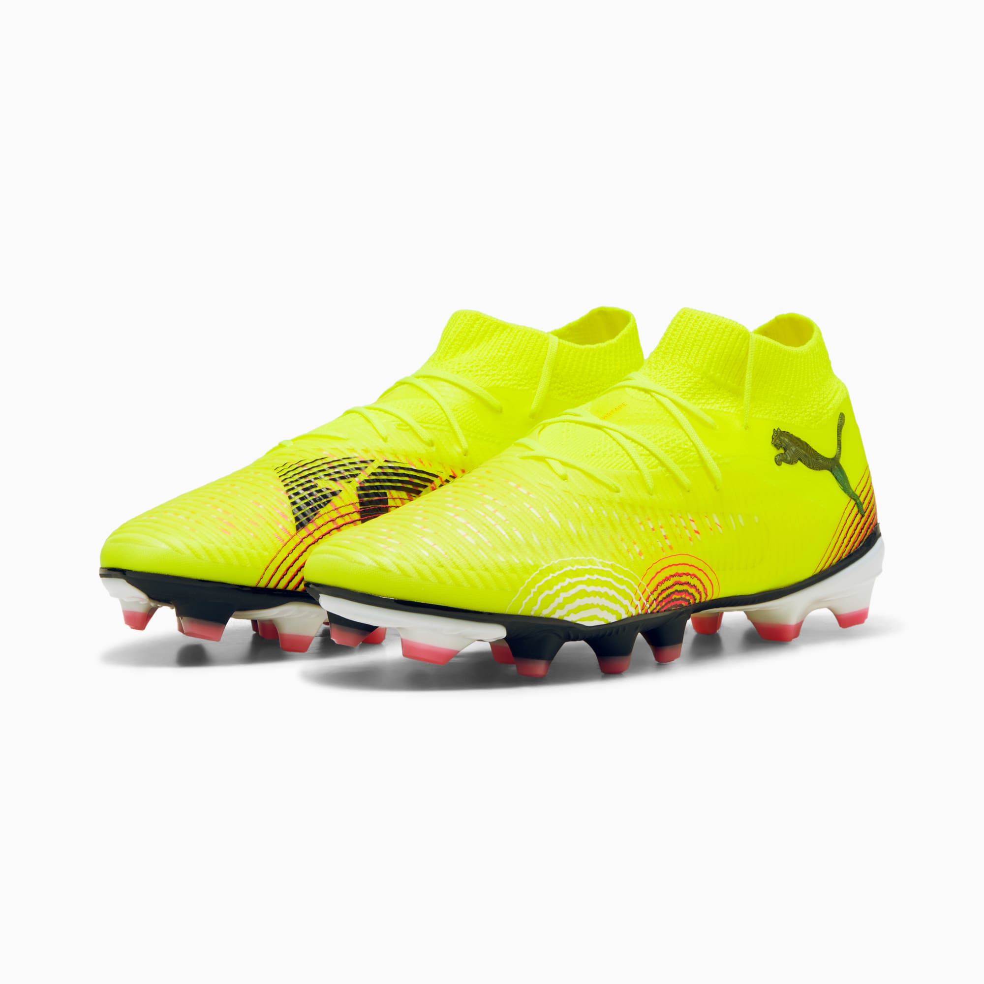 FUTURE 8 PRO FG/AG Football Boots Women, Yellow Alert-PUMA Black-Sun Struck, large