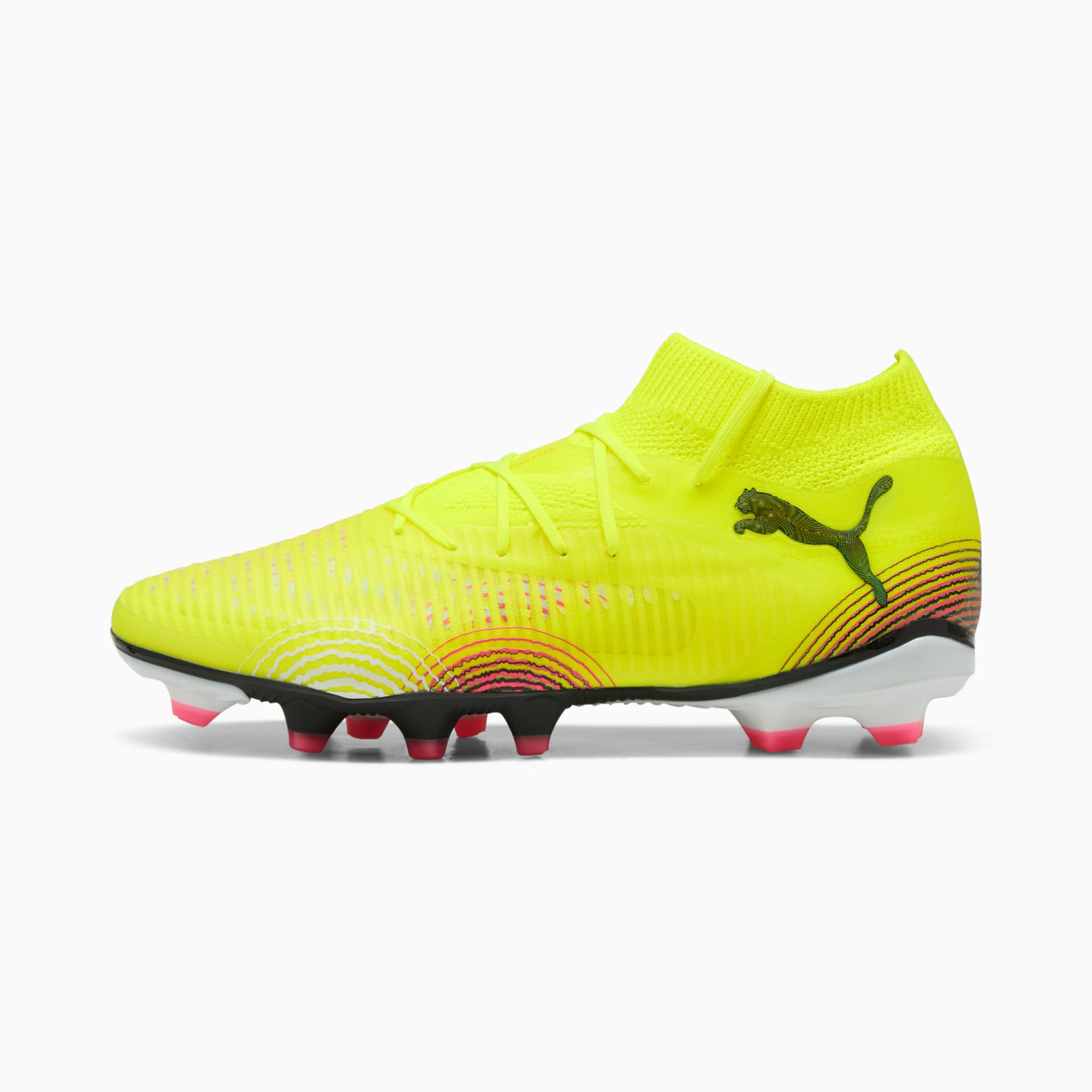 FUTURE 8 PRO FG/AG Football Boots Women, Yellow Alert-PUMA Black-Sun Struck, large