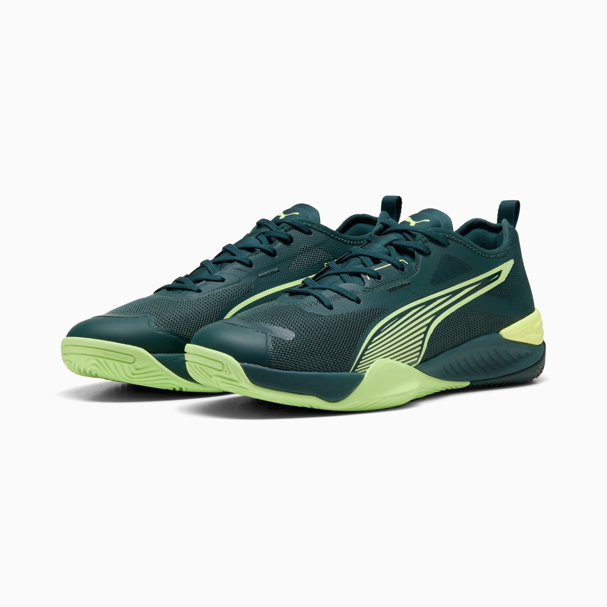 Eliminate NITRO™ 4 Handball Shoes Unisex, Green Terrain-Fizzy Light, large
