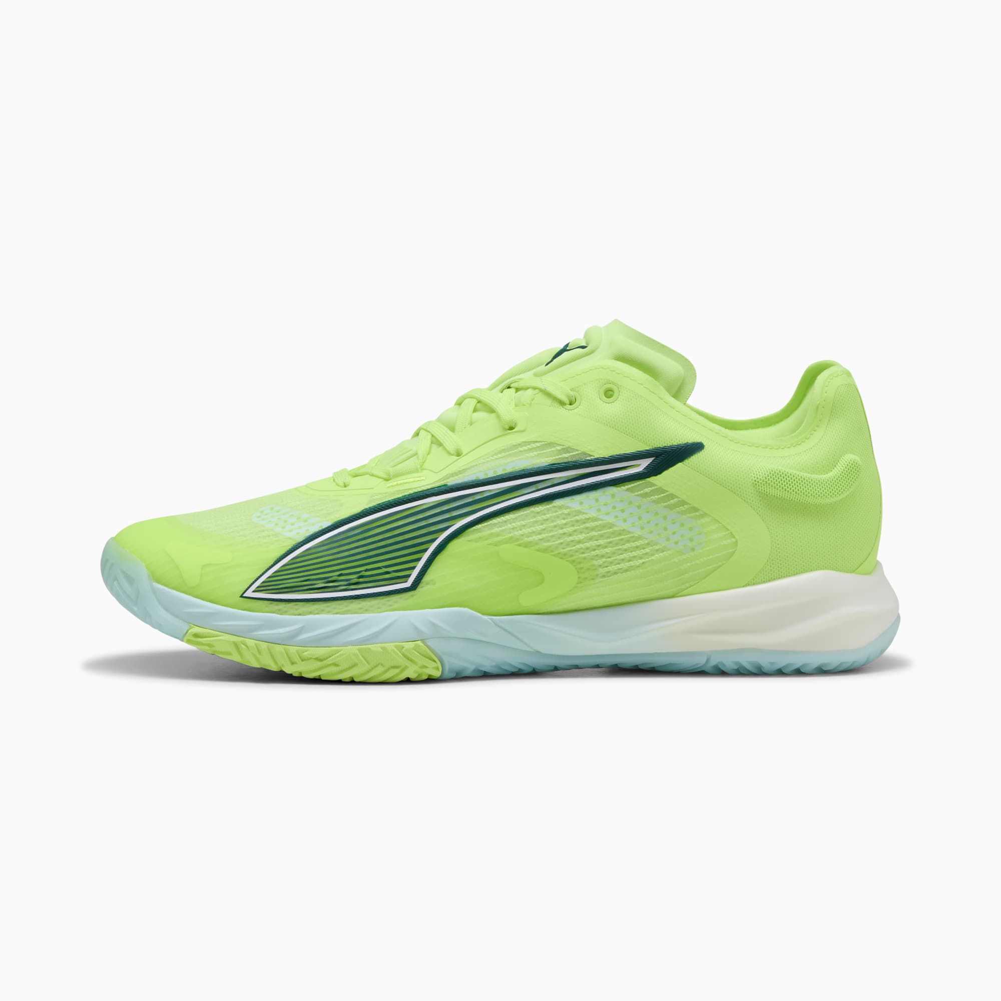 Chaussures de handball Accelerate NITRO™ SQD 4 Unisexe, Fizzy Light-Green Terrain-PUMA White-PUMA Silver, large