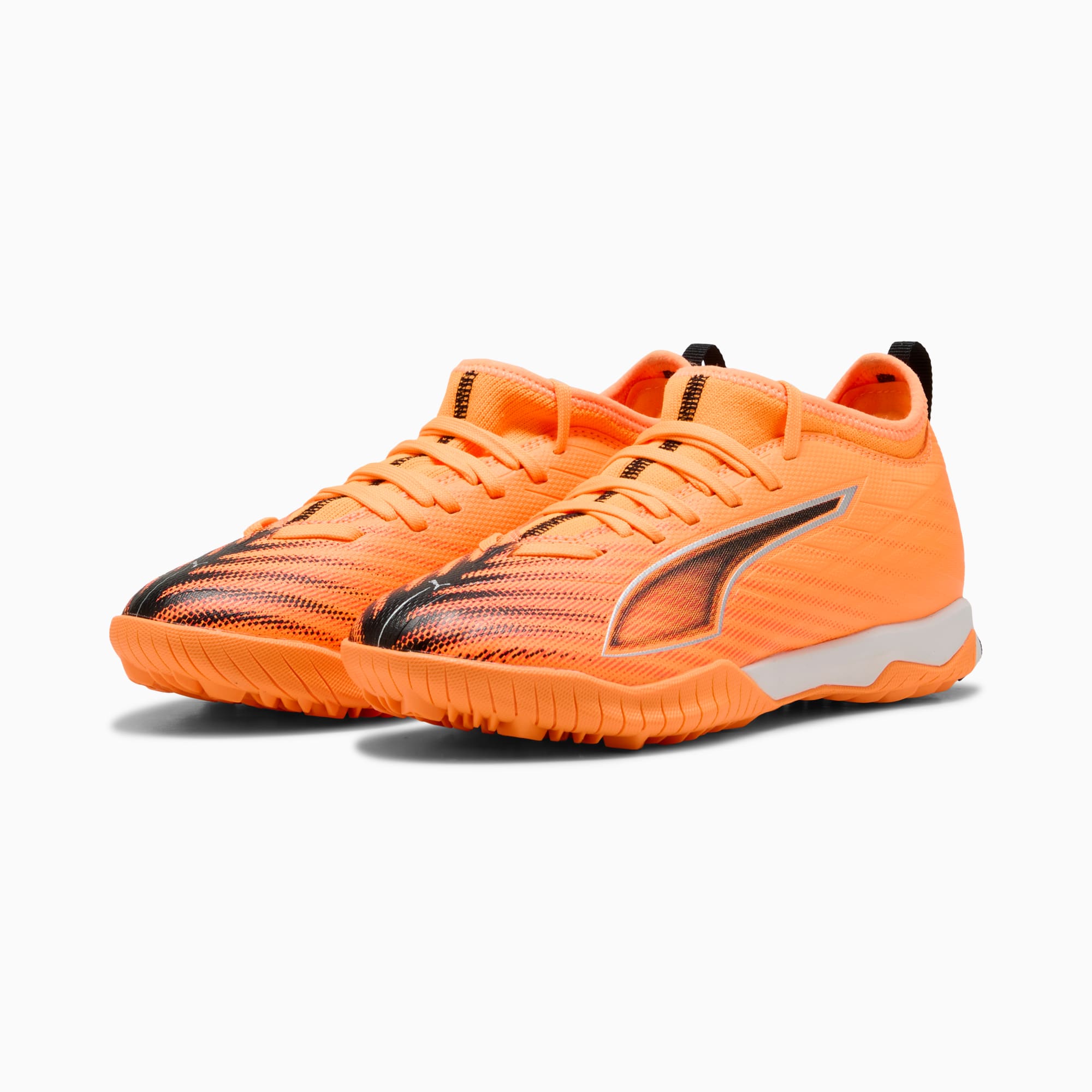 ULTRA 6 MATCH TT Mid Fußballschuhe Teenager, Heat Fire-PUMA Black-Glowing Red, large