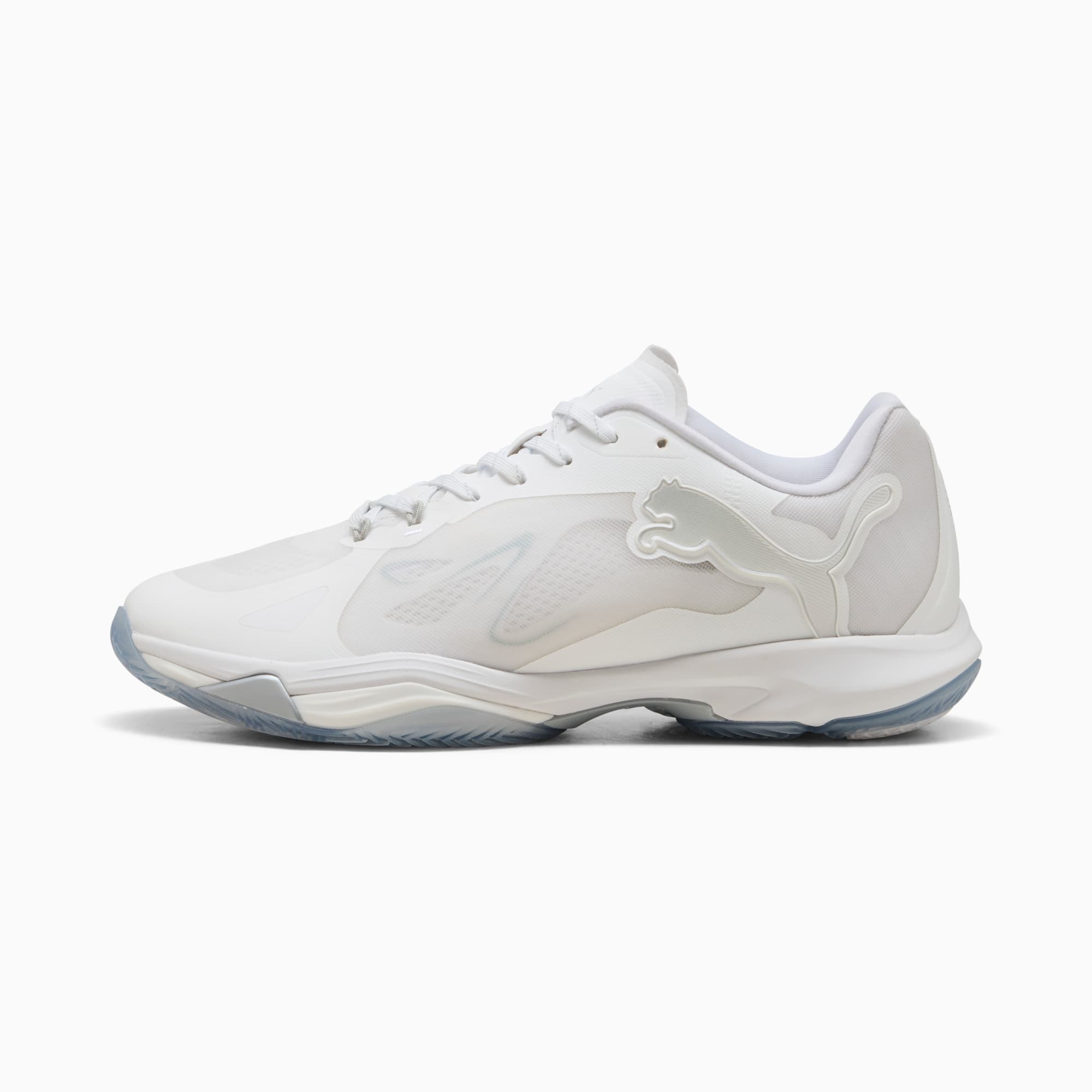 Scarpe da pallamano Vantage NITRO™ unisex, PUMA White-PUMA Silver-Ash Gray, large
