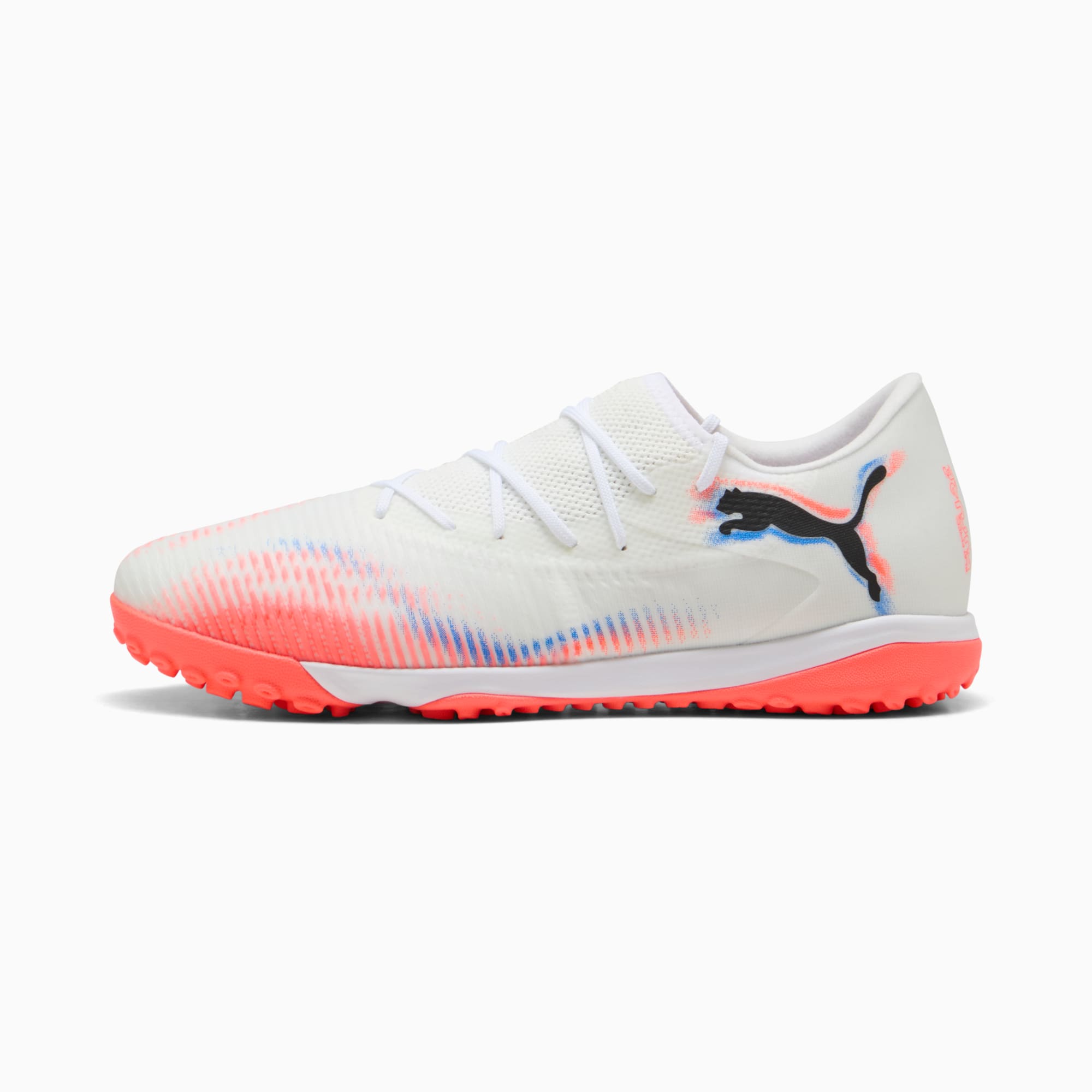 Scarpe da calcio dal profilo basso FUTURE 8 MATCH TT unisex, PUMA White-PUMA Black-Glowing Red, large