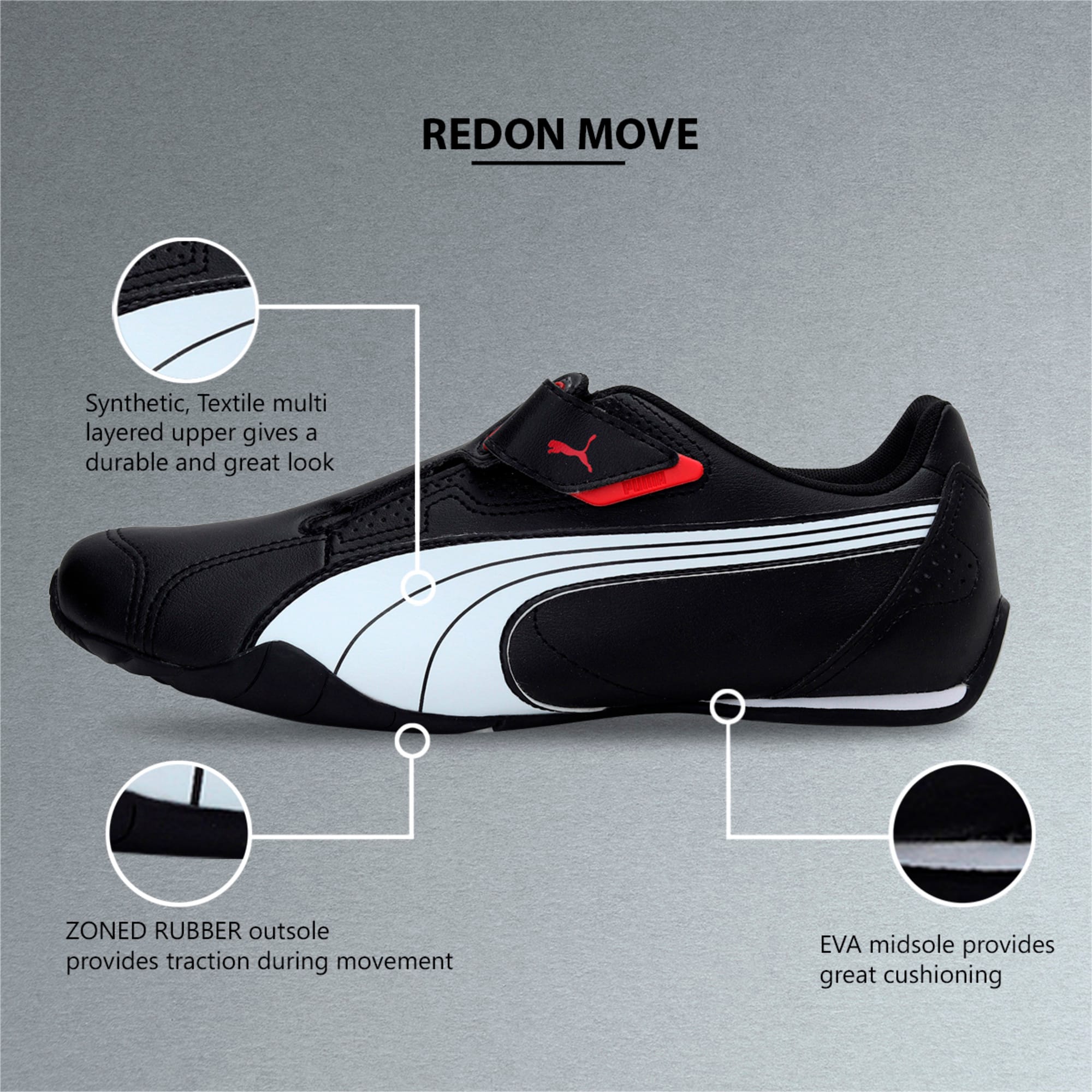 Puma redon move black sneakers sales