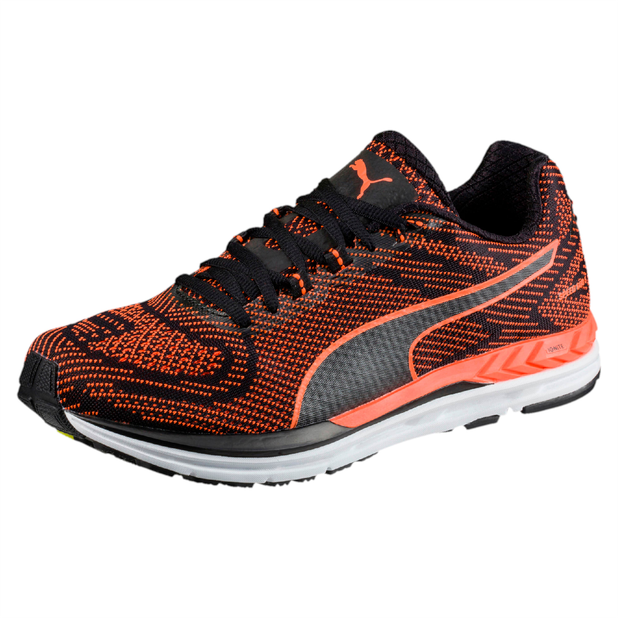 Speed 600 S IGNITE Men's Running Shoes | Puma Black-Shocking Orange | PUMA  Running | PUMA