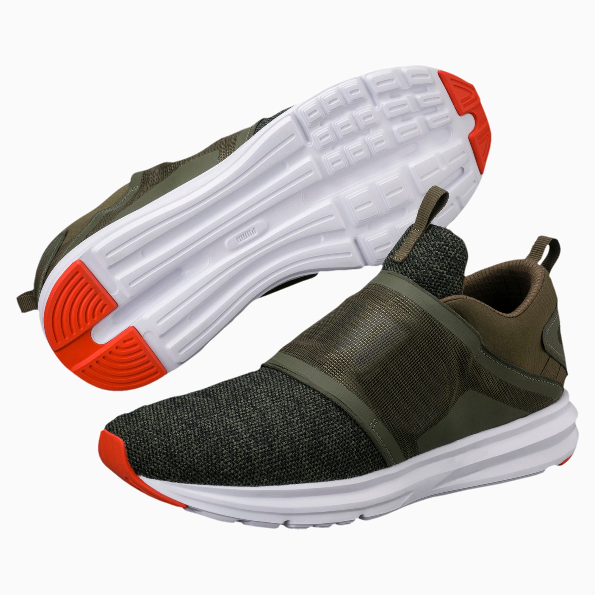 Enzo Strap Knit Men's Running Shoes 
