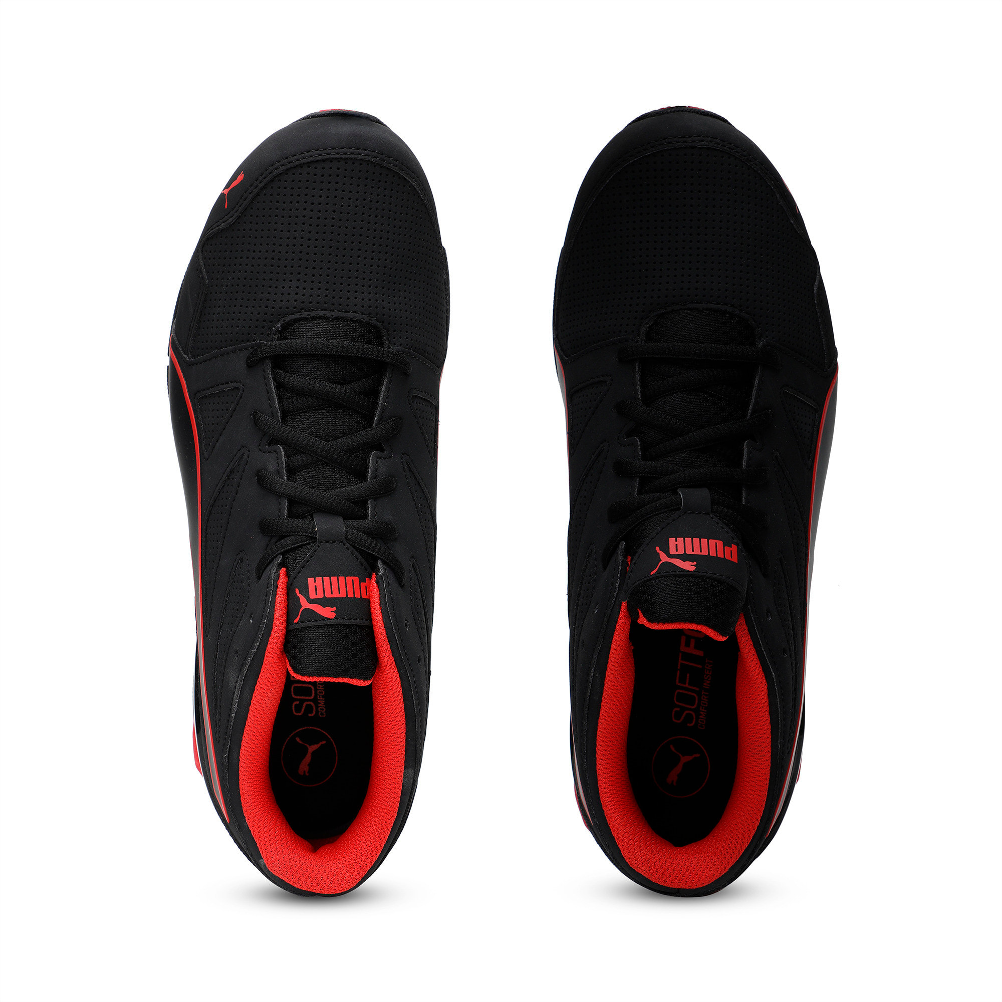 First Mile TAZON Modern SL Men s Running Shoes Puma Black Flame Scarlet PUMA Shop All Puma PUMA