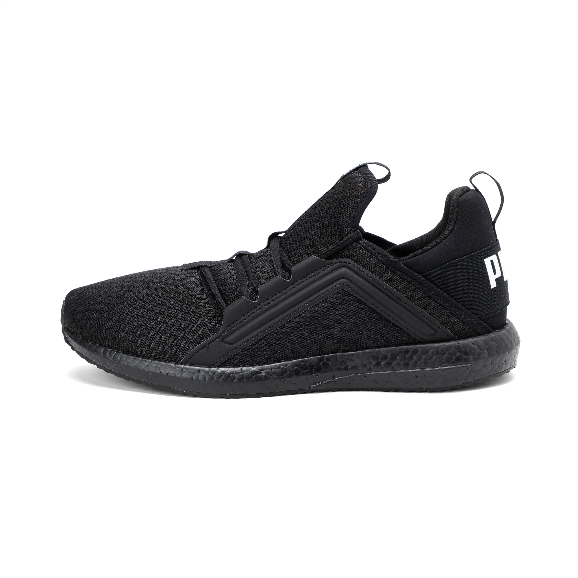 black running shoes puma