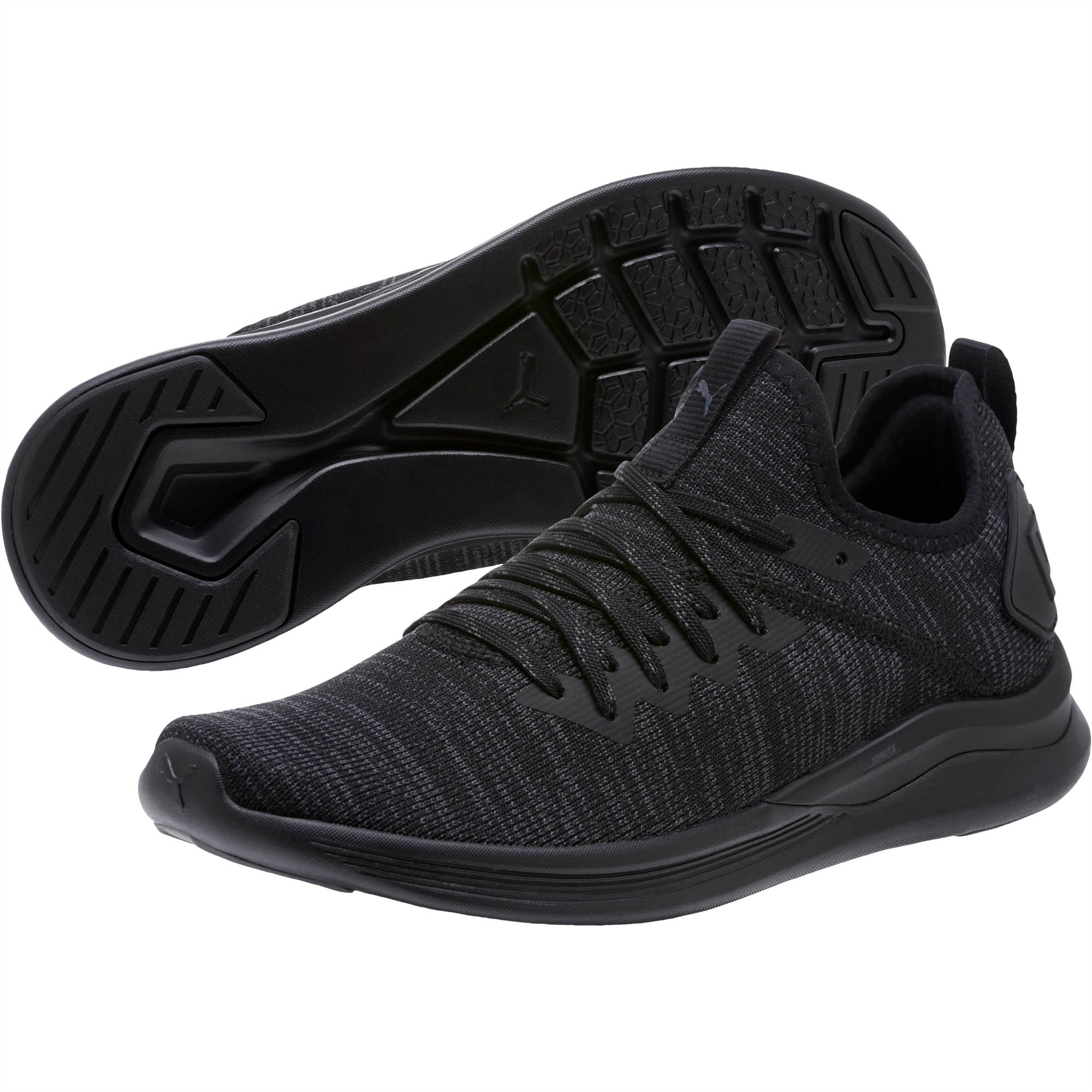 puma evoknit ignite black