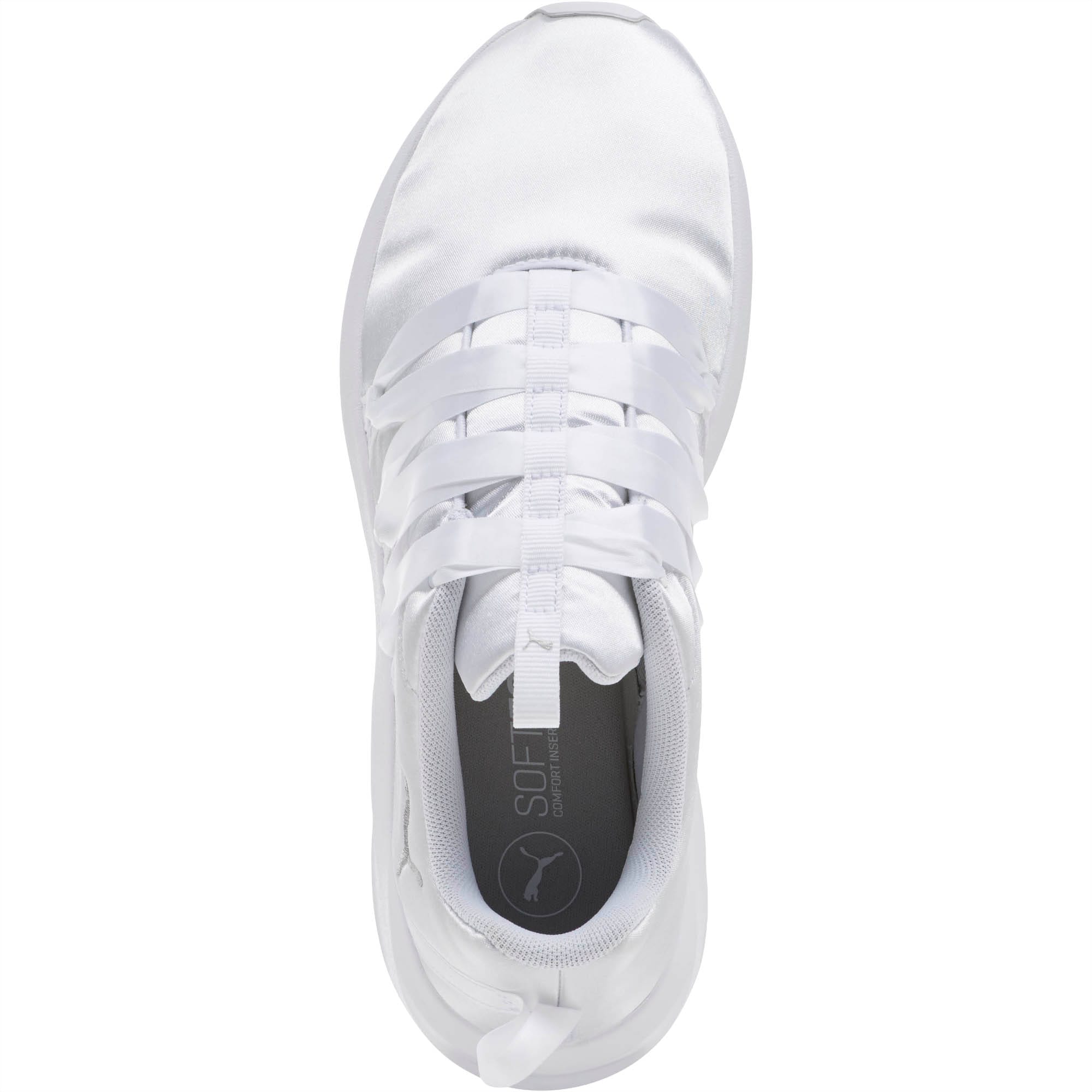 puma prowl satin trainers