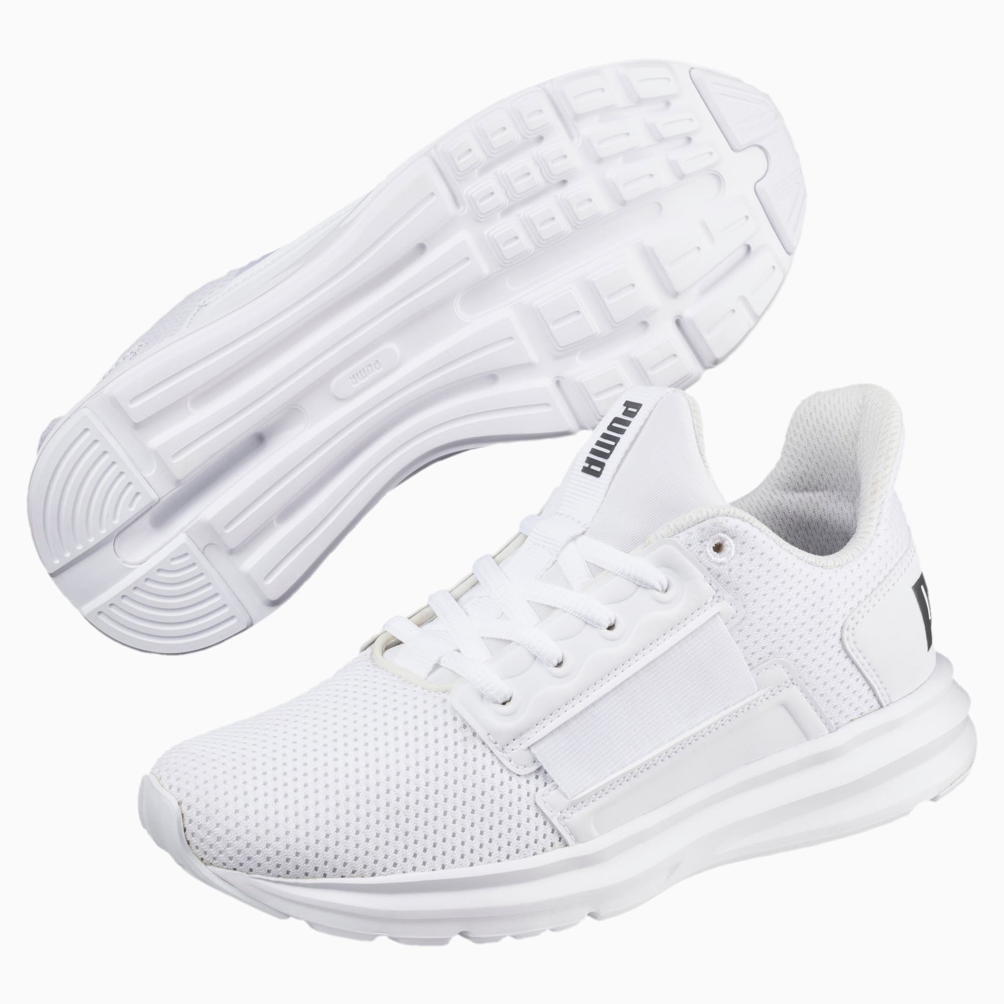 puma enzo street white