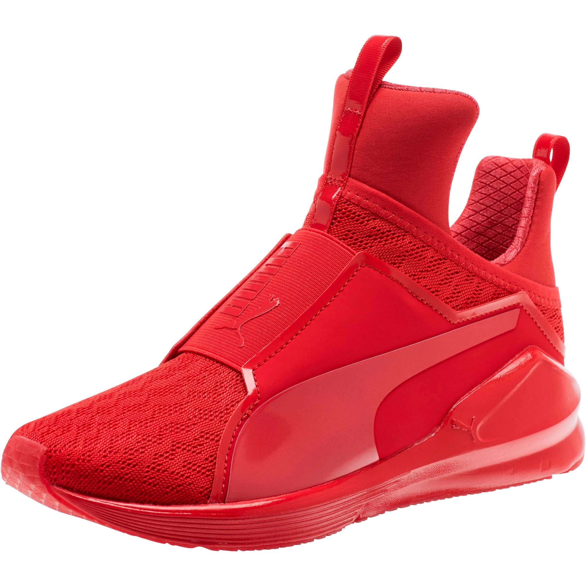 womens red training shoes