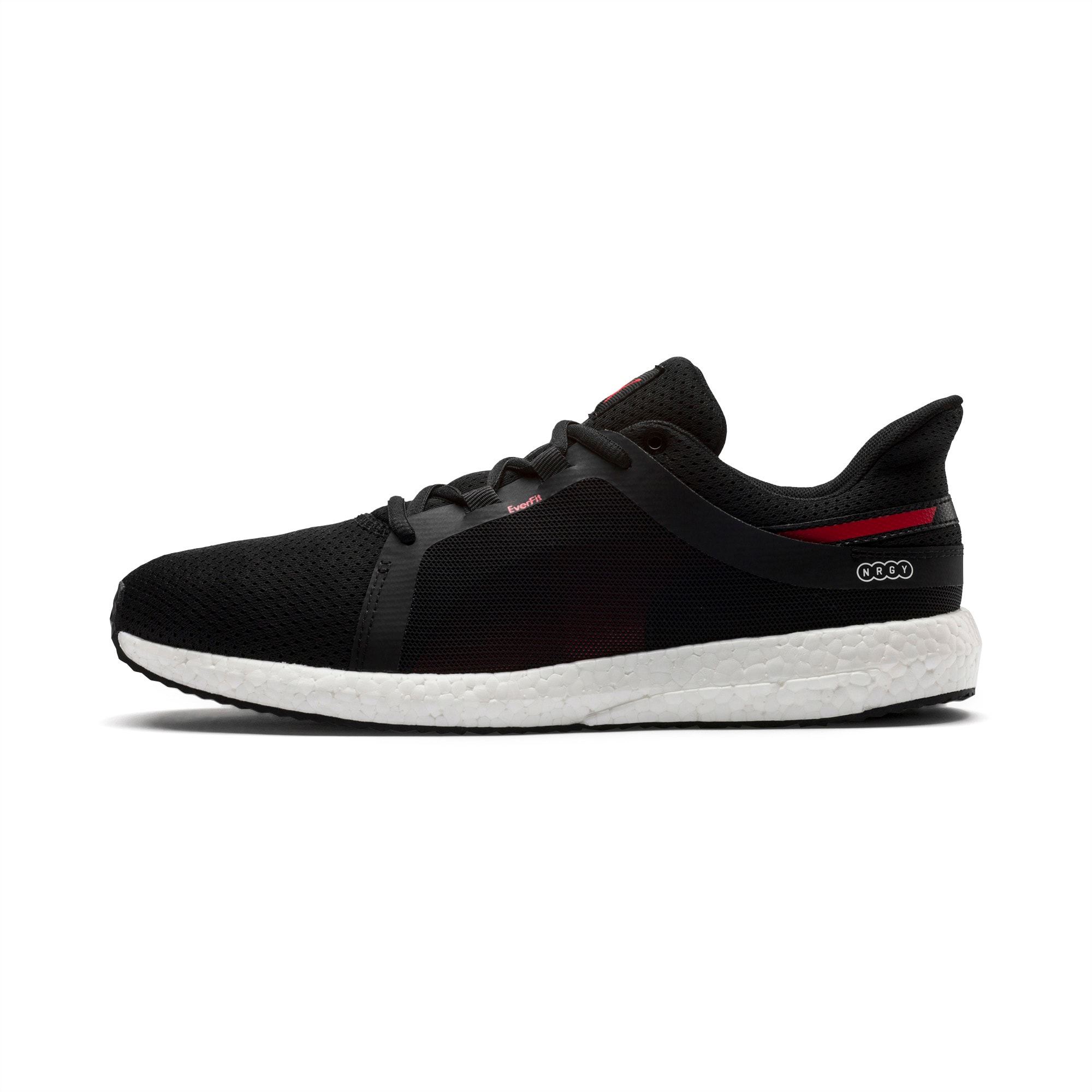 Mega NRGY Turbo 2 Men's Trainers, Puma Black-Ribbon Red, large-SEA