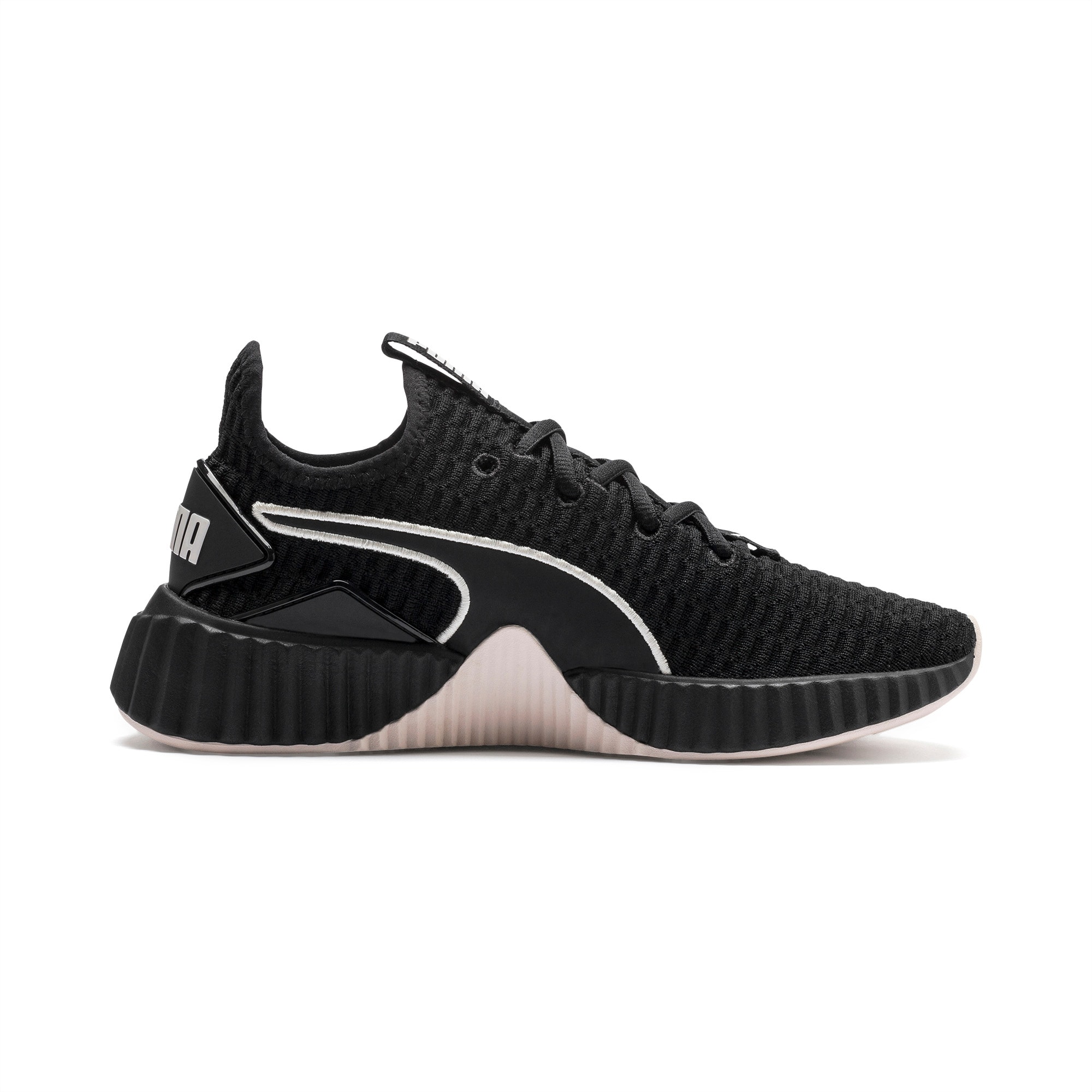 Puma defy women's black and white store