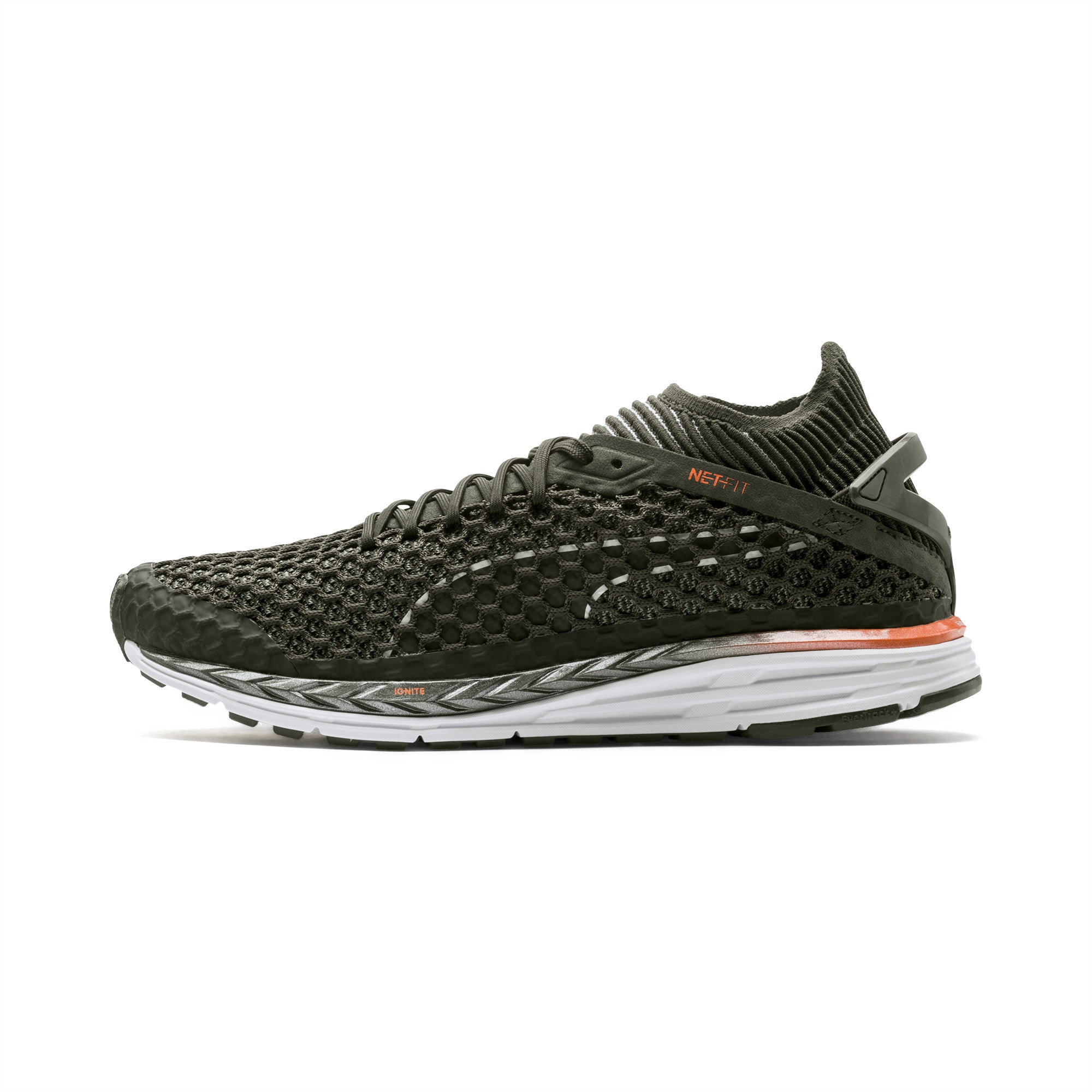 PUMA - 【新品特価‼︎】Speed IGNITE NETFIT 2 Puma Speed Ignite Netfit 2 19097701 Mens Red Mesh Lace Up