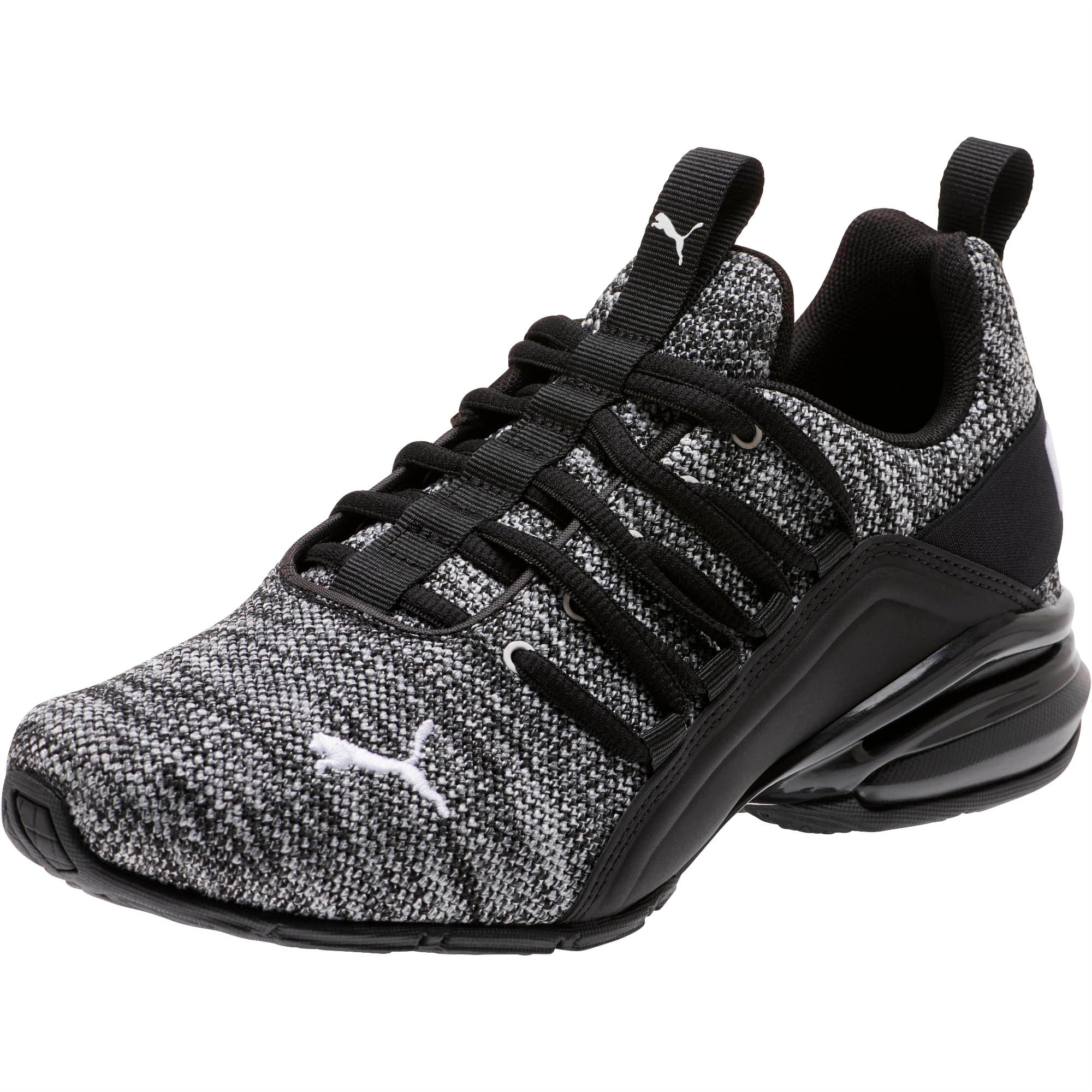 boys puma axelion jr running shoes