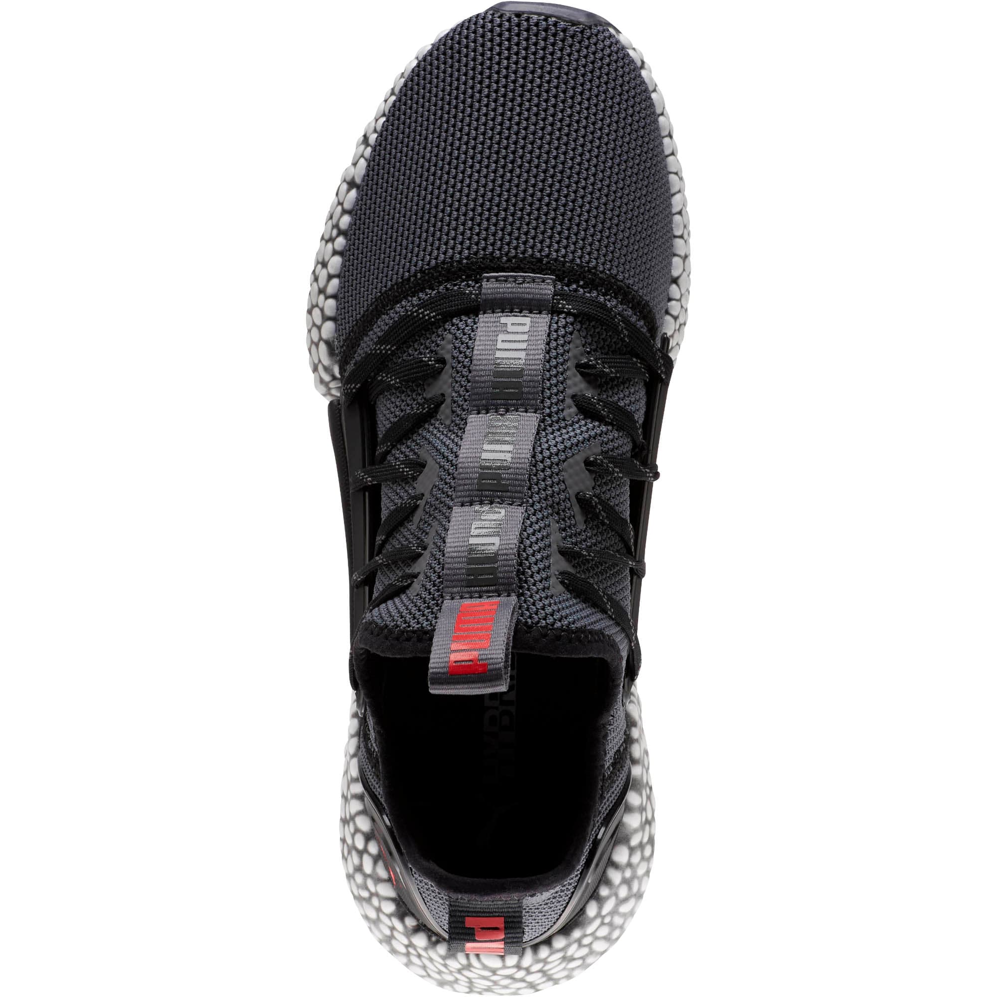 Puma hybrid rocket runner black shop & ribbon red running shoes
