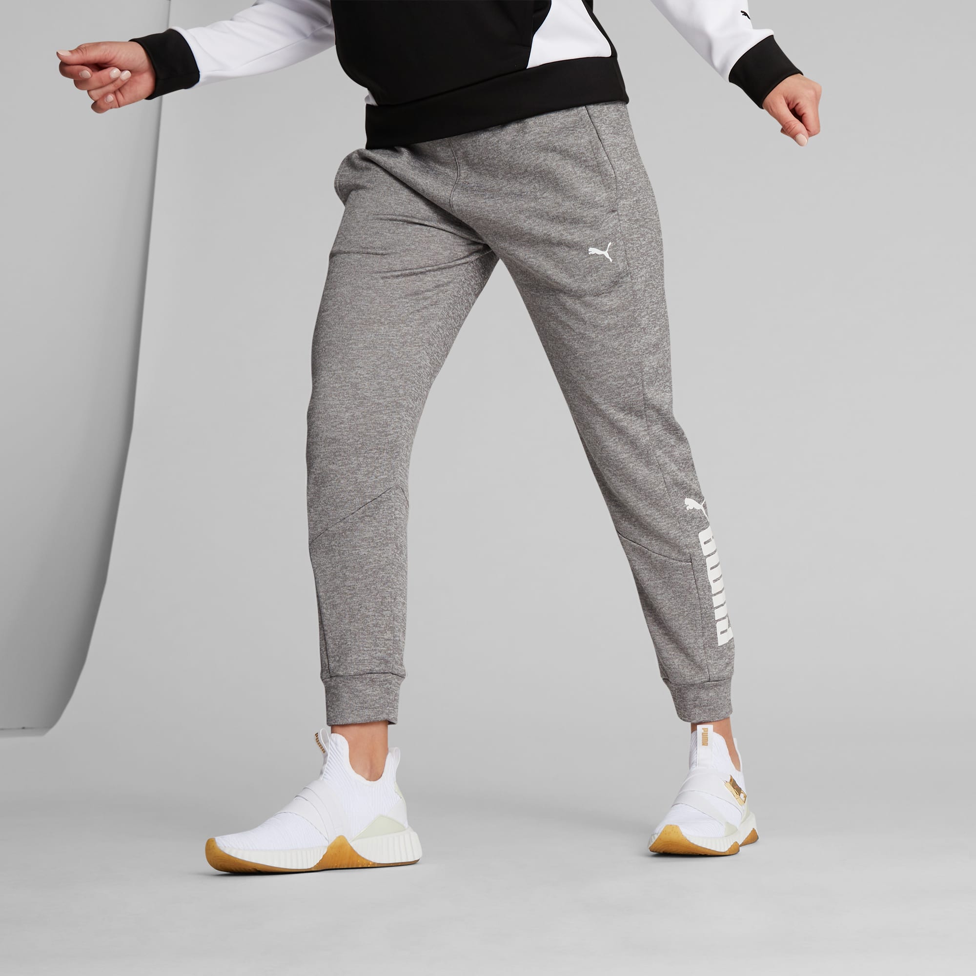 Grey Puma Varsity Joggers