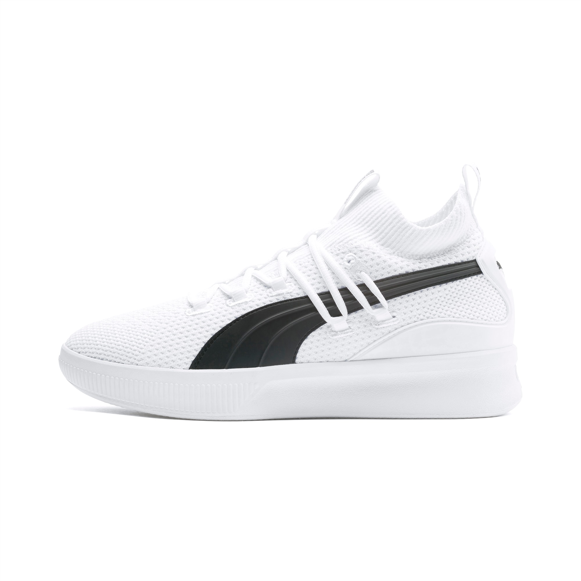 puma clyde court disrupt all white