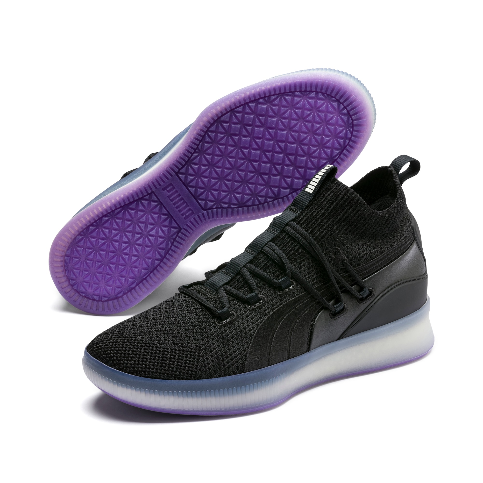 puma clyde court black
