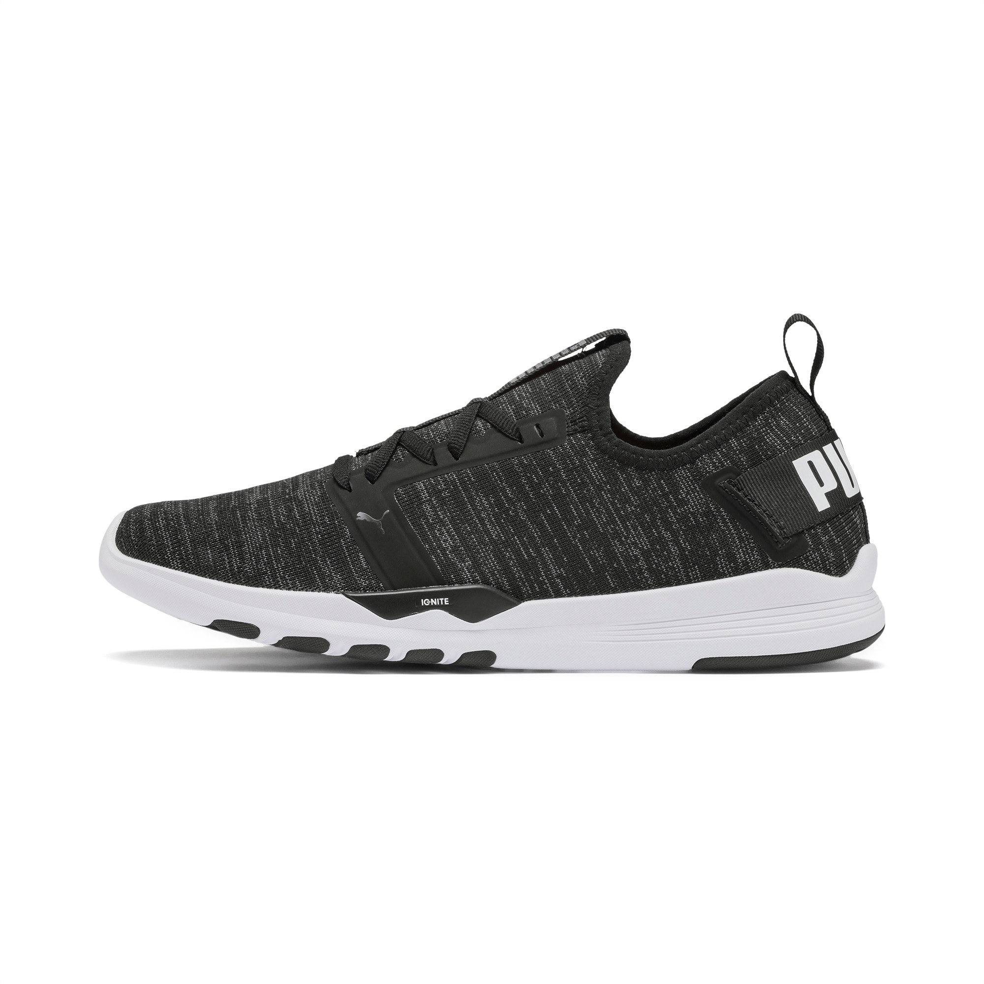 puma black white