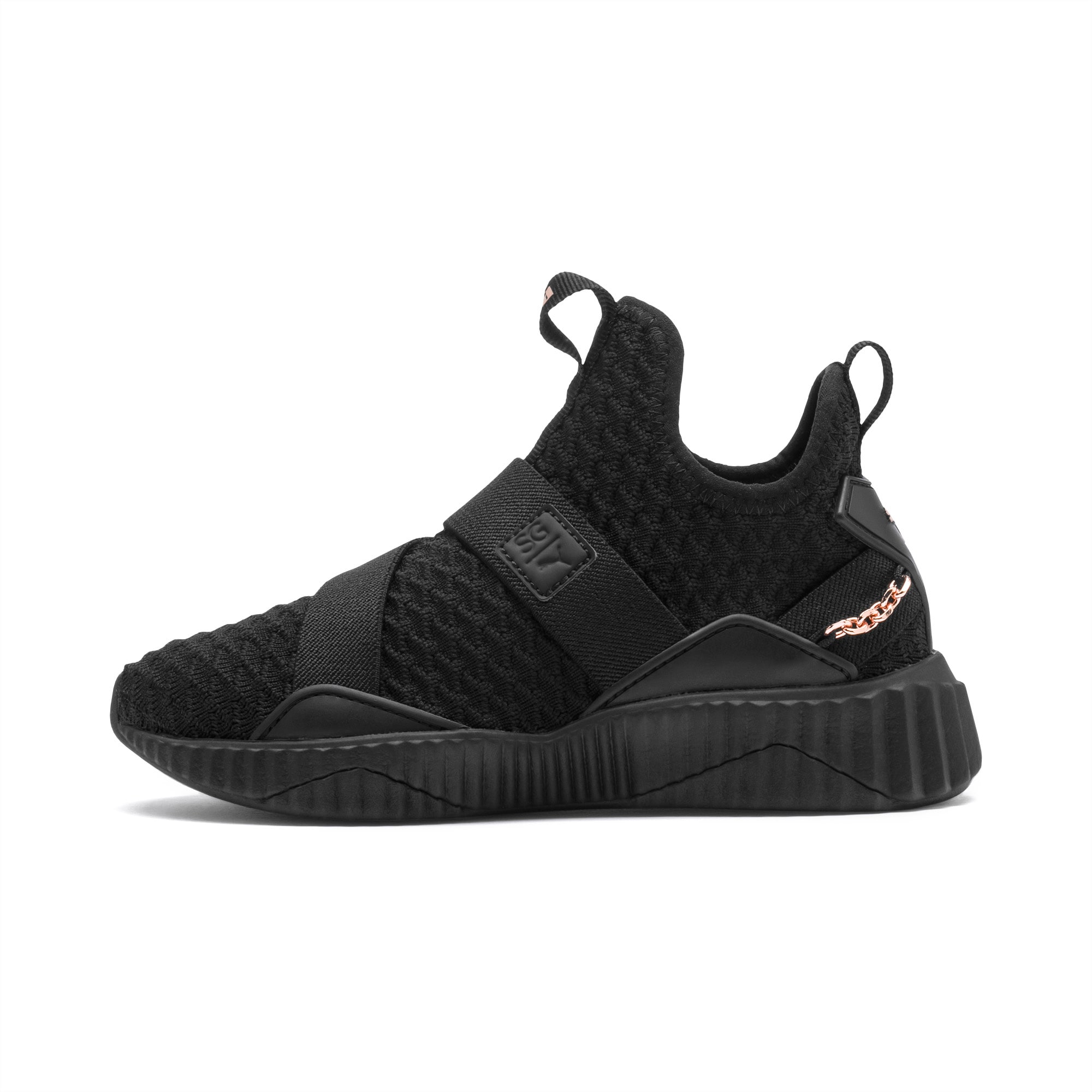 kids black trainers