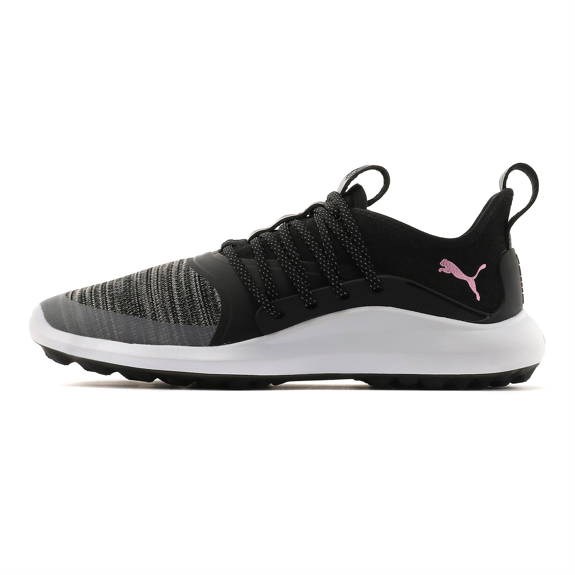 IGNITE NXT SOLELACE Women's Golf Trainers, Black-Metallic Pink, large-SEA