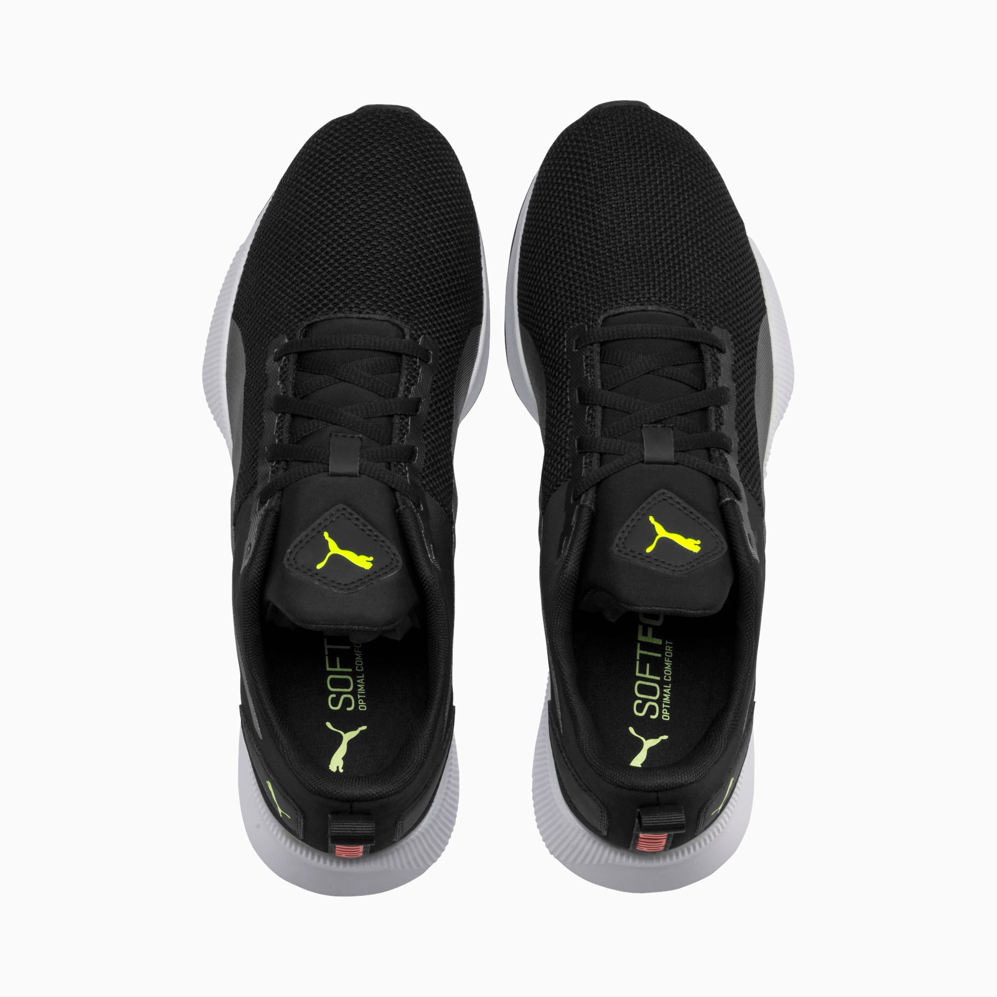 Puma running shoes best sale black and red