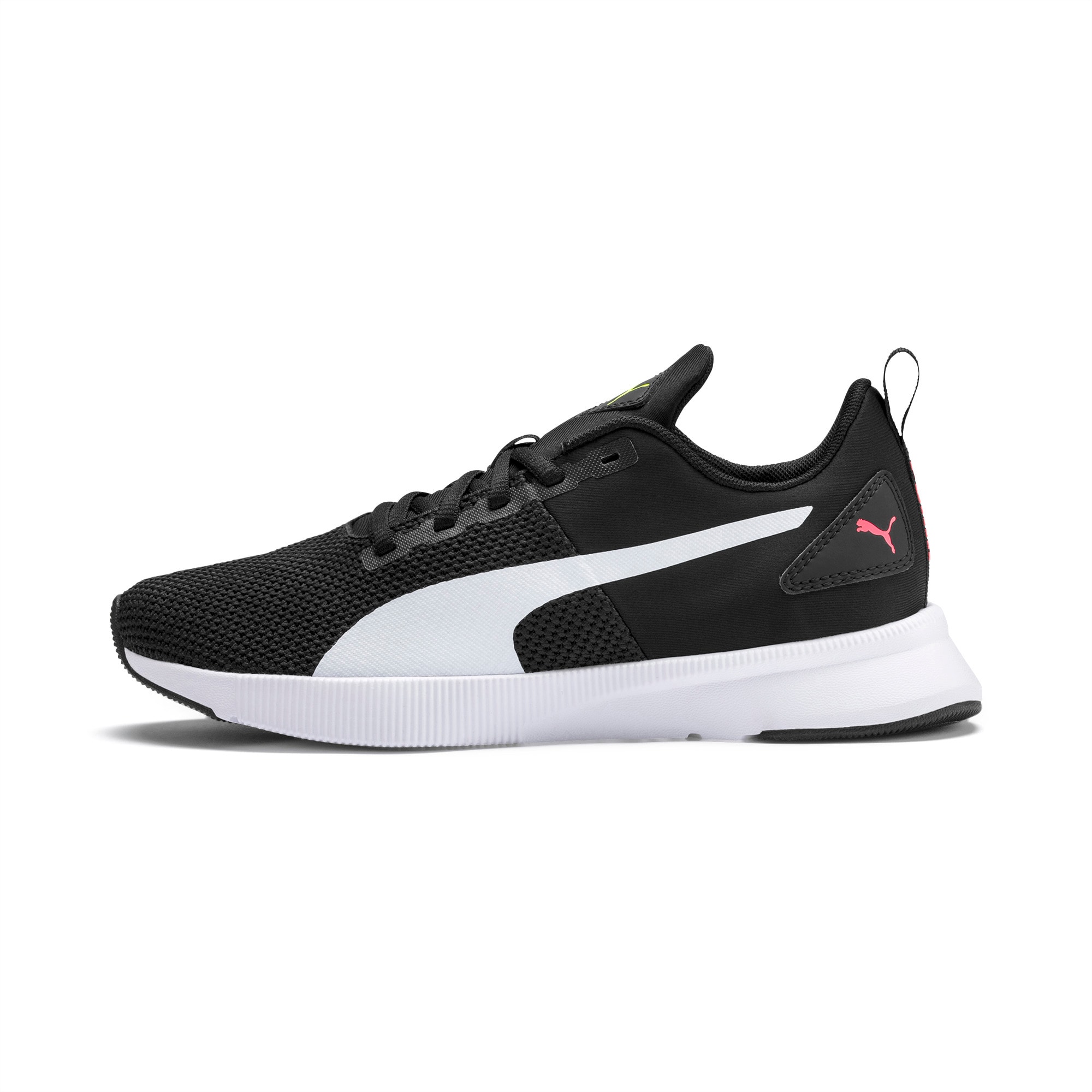 puma black running sports shoes