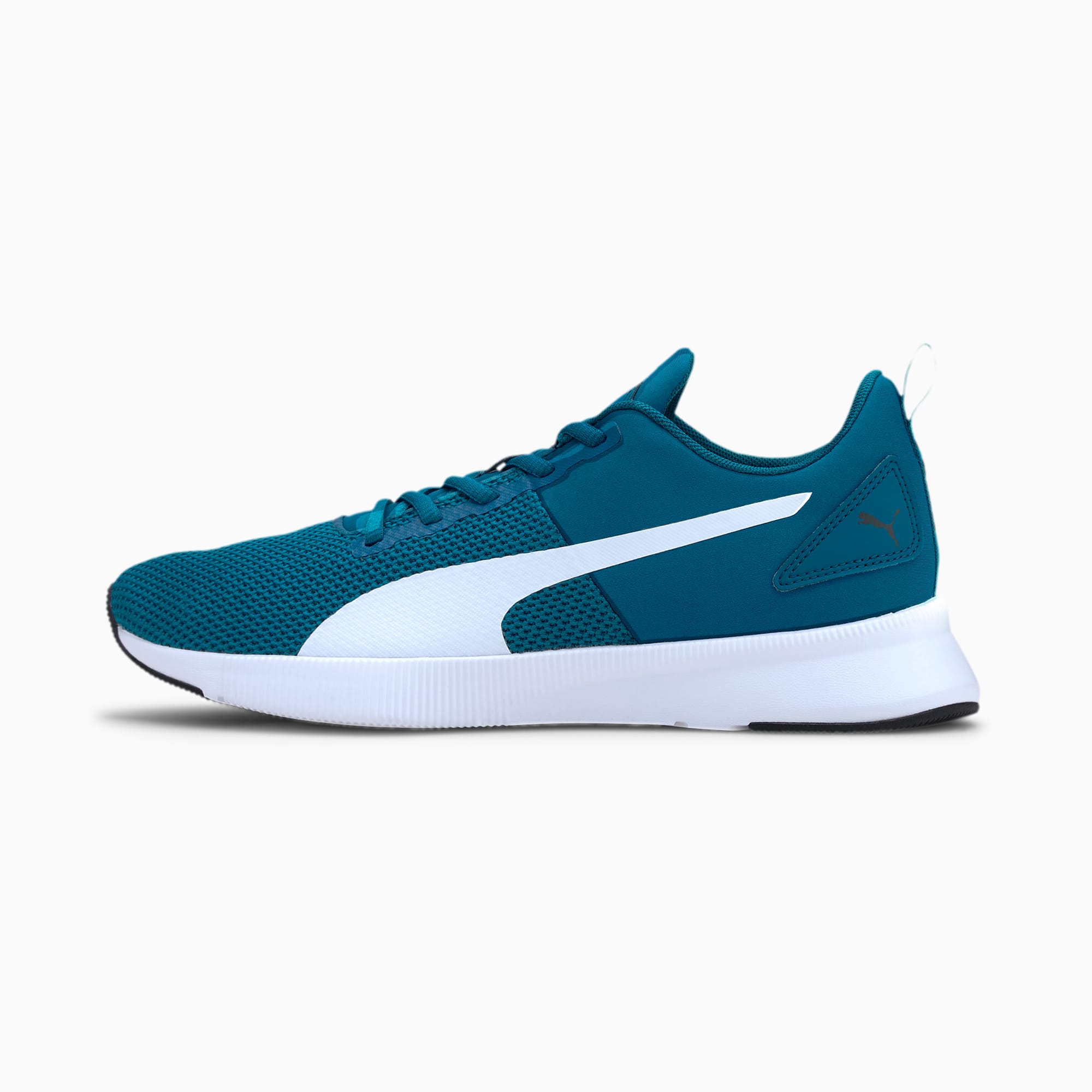 puma white & blue running shoes