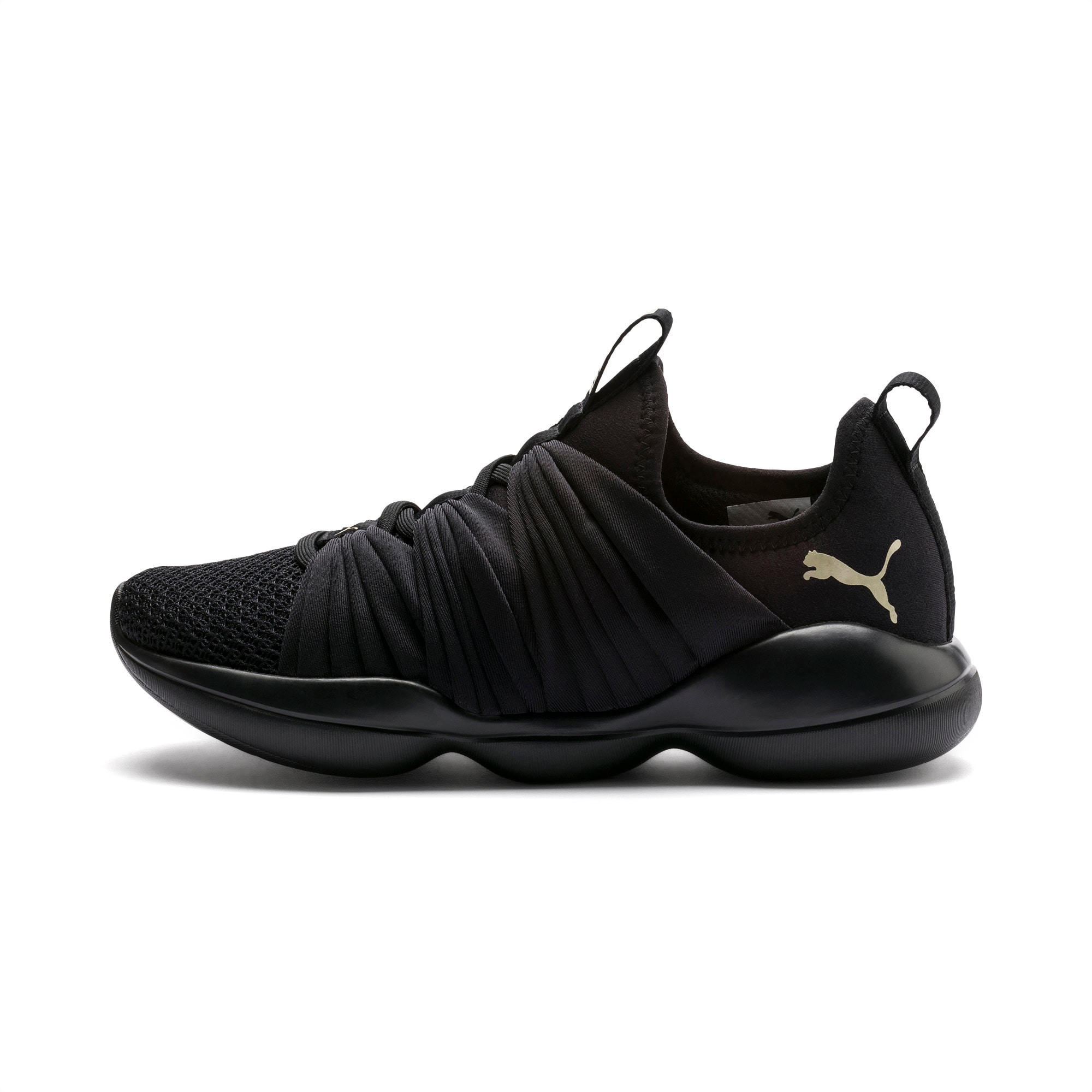 puma flourish black