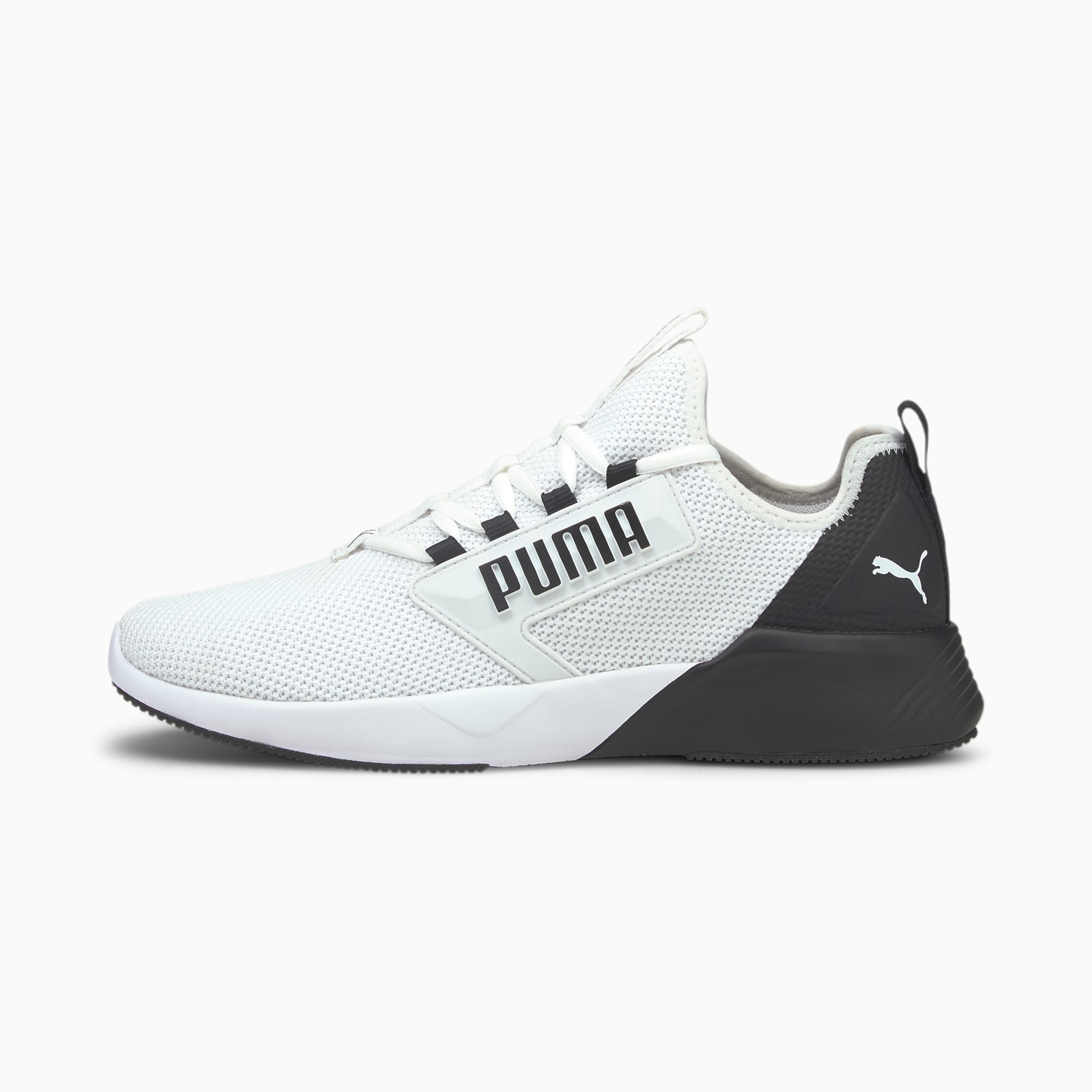 puma sneakers white black