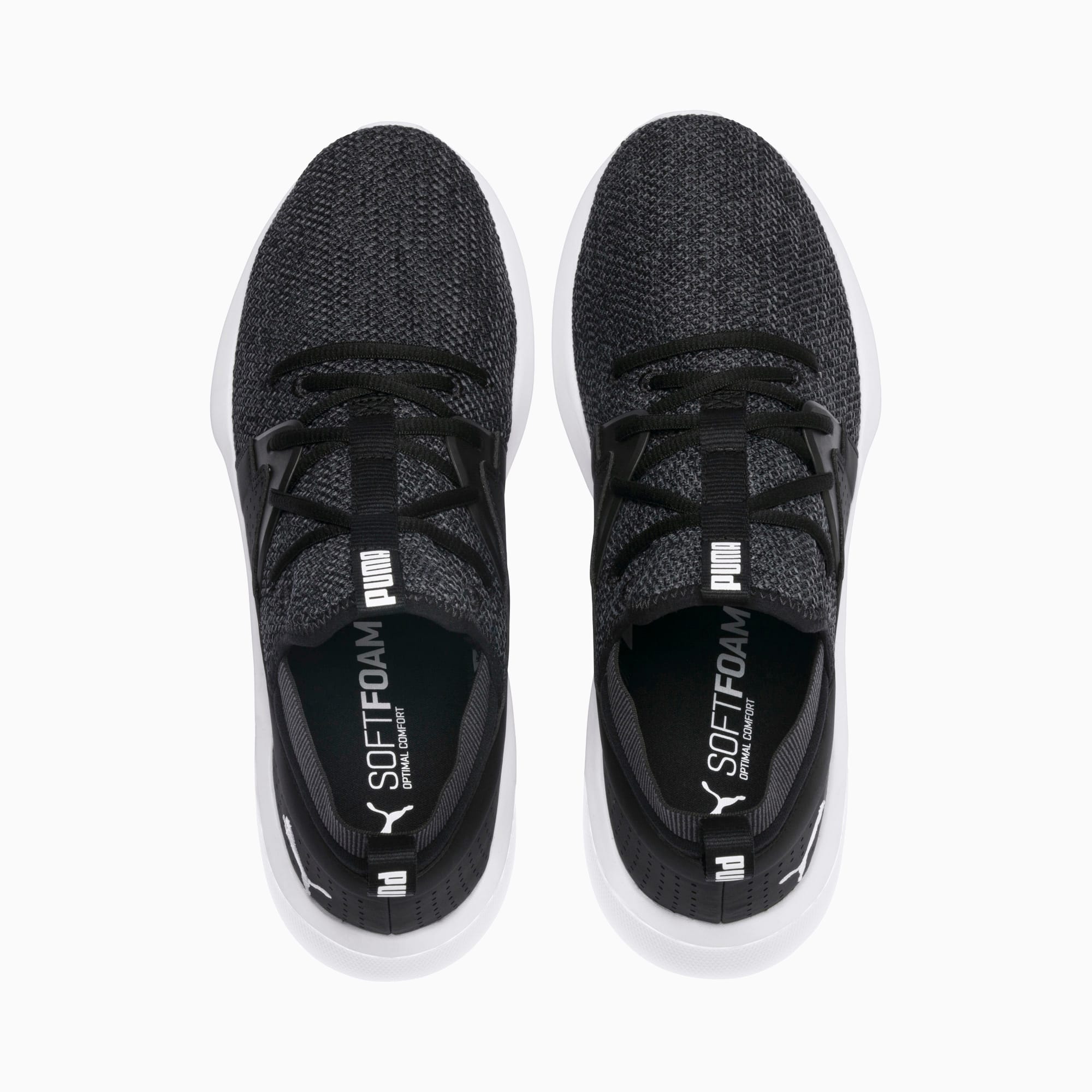 Puma emergence hotsell black running shoes